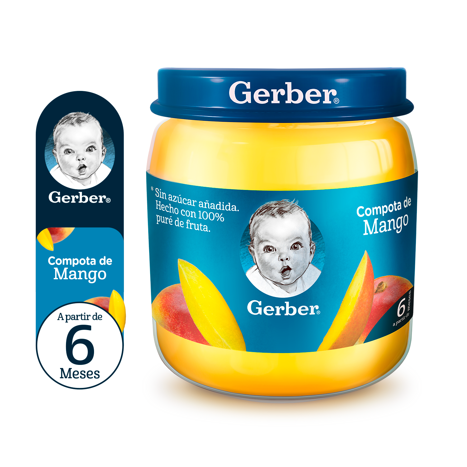 Compota Gerber Mango frasco 113g Tienda Nestlé