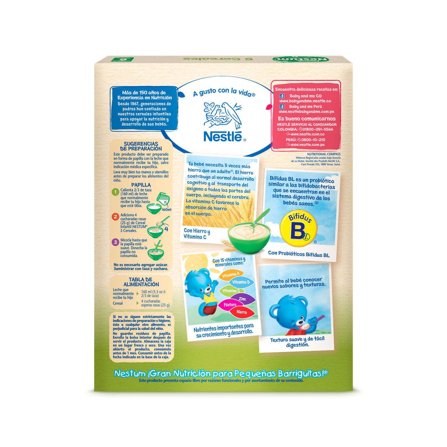 Nestum® 5 Cereales 350 gr.