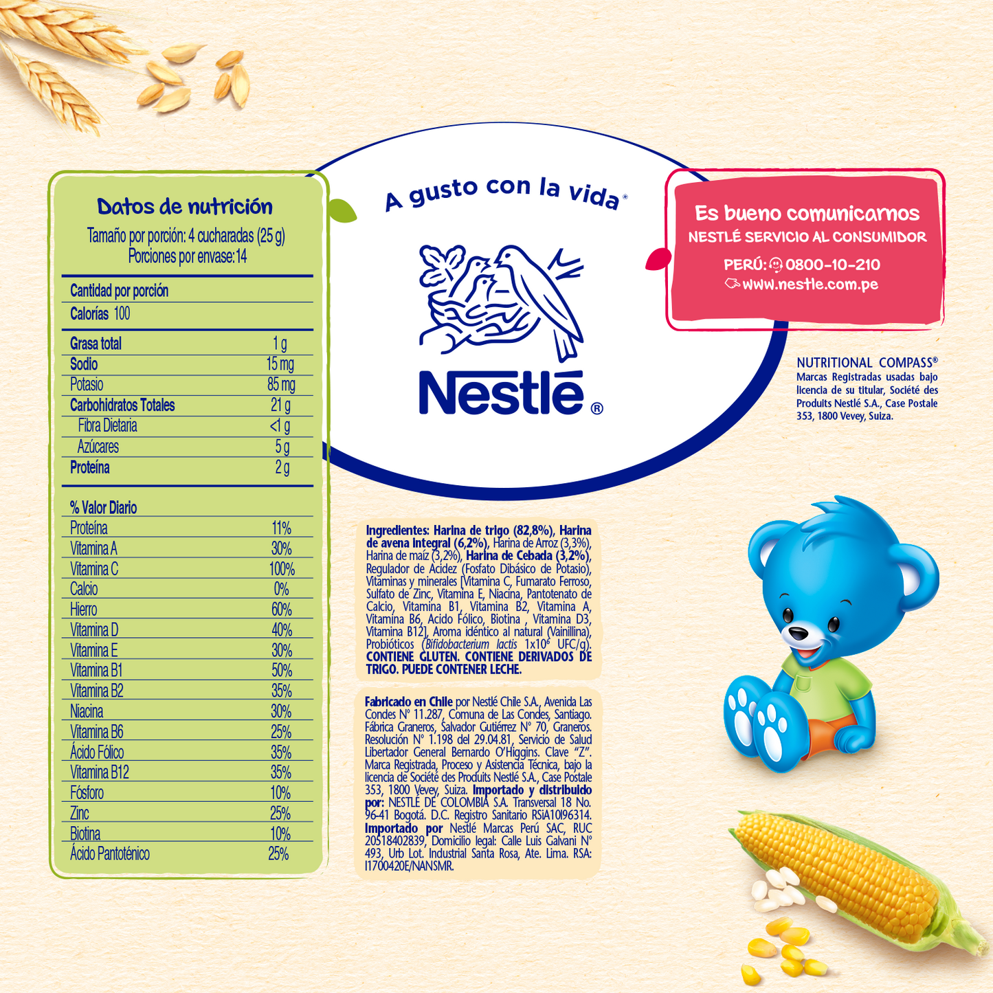 Nestum® 5 Cereales 350 gr.