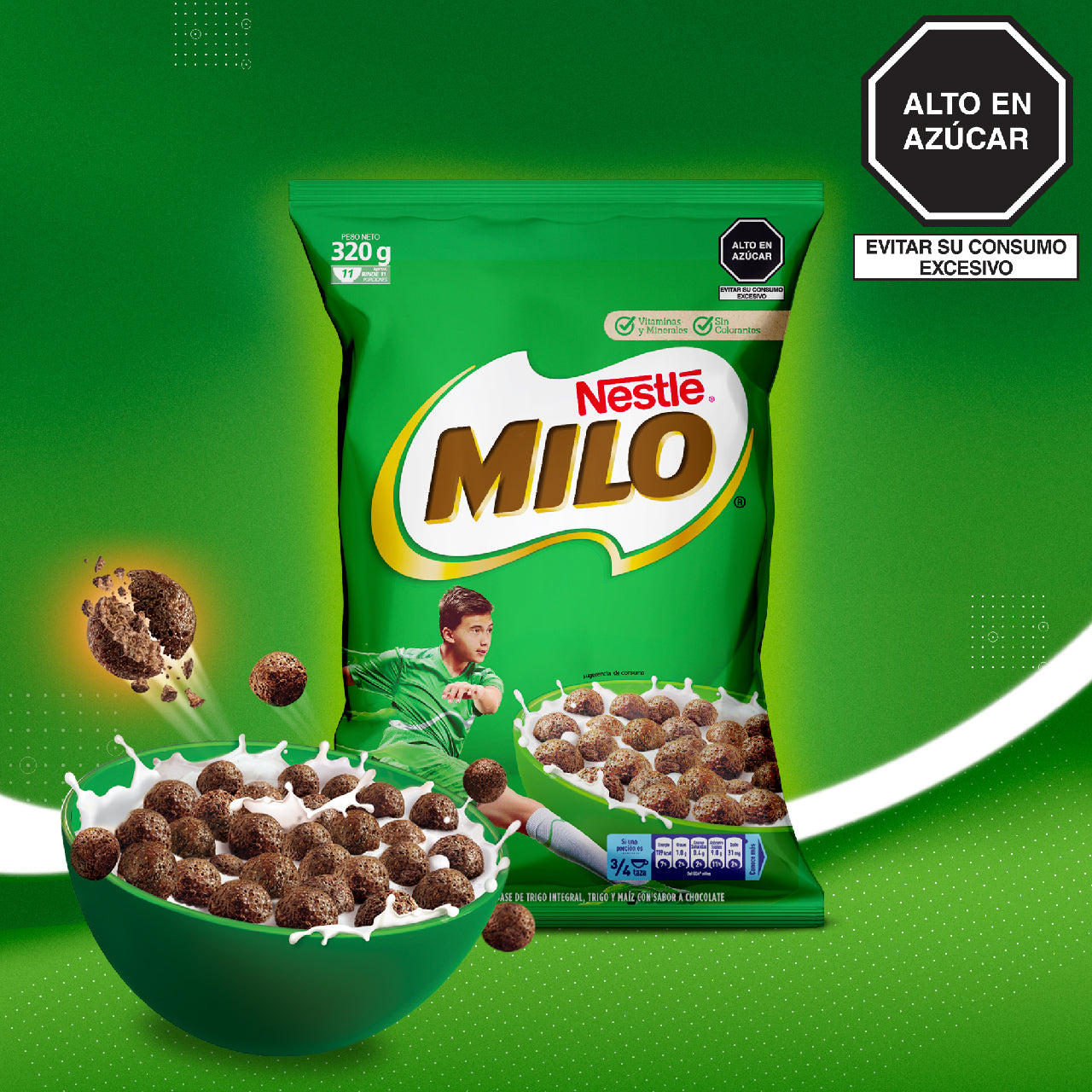 Cereal Milo 320 gr.
