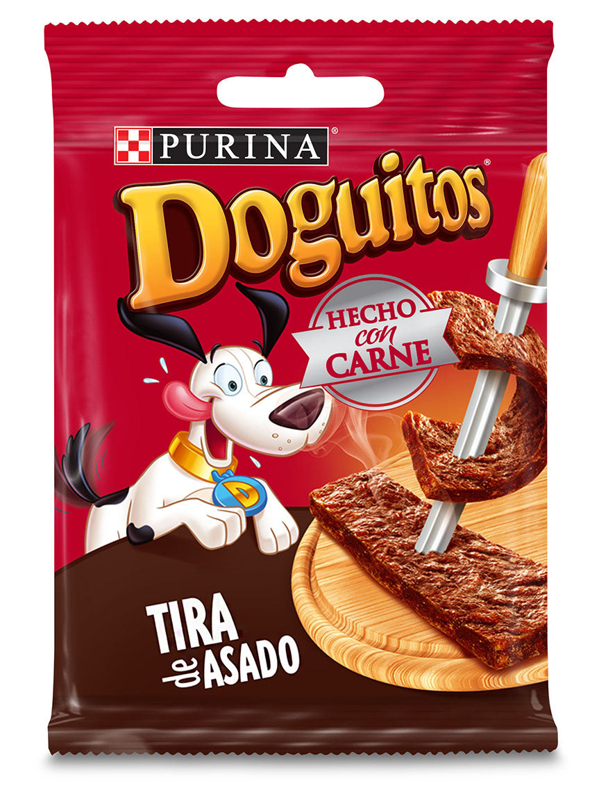 Snack para perro Doguitos sabor Tira de Asado de 65gr