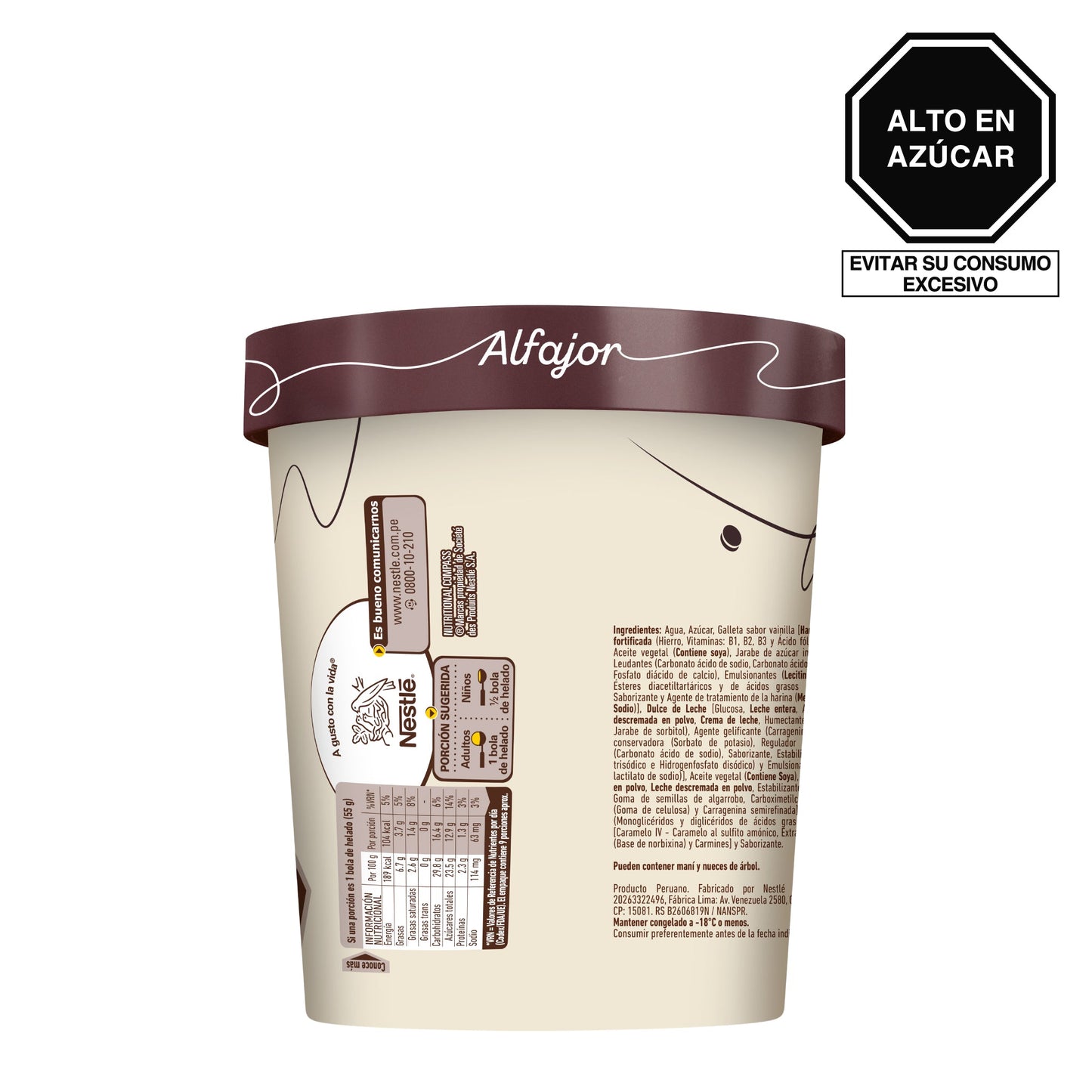 Helado Peziduri Alfajor 900ml