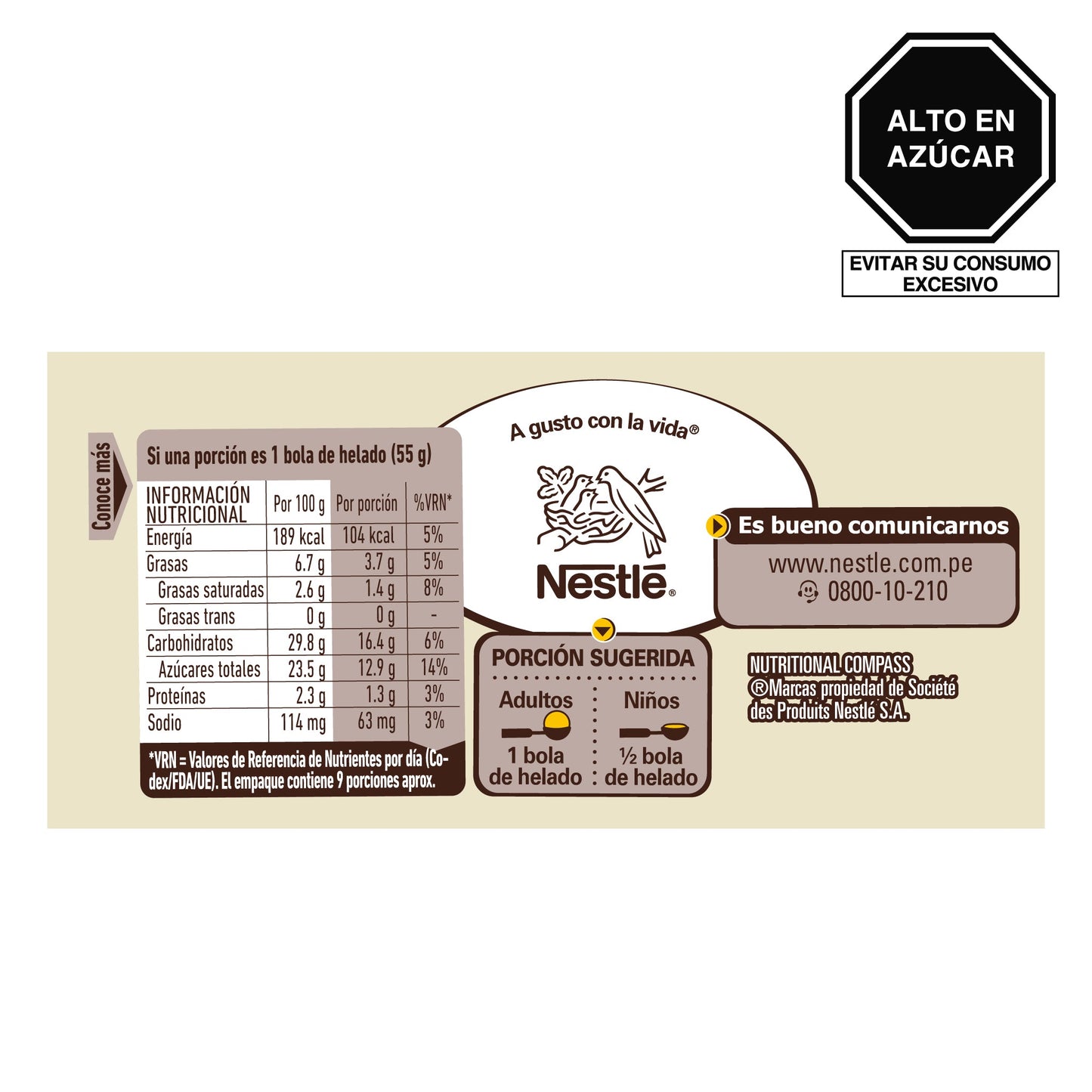 Helado Peziduri Alfajor 900ml