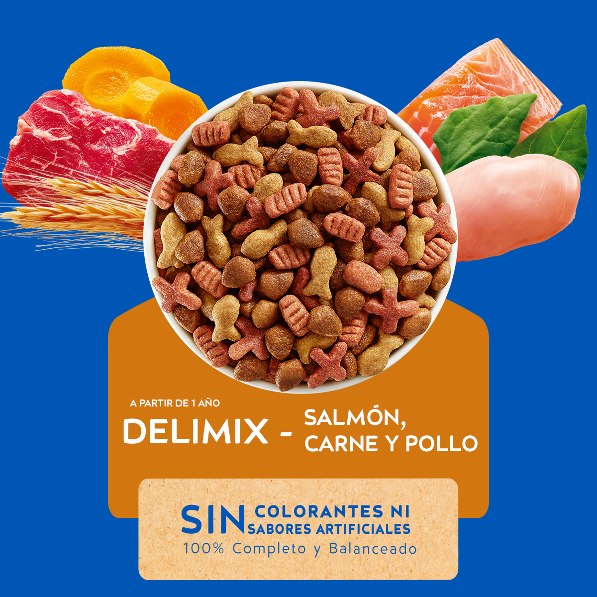 Alimento para Gatos adultos Cat Chow Delimix en bolsa 3kg