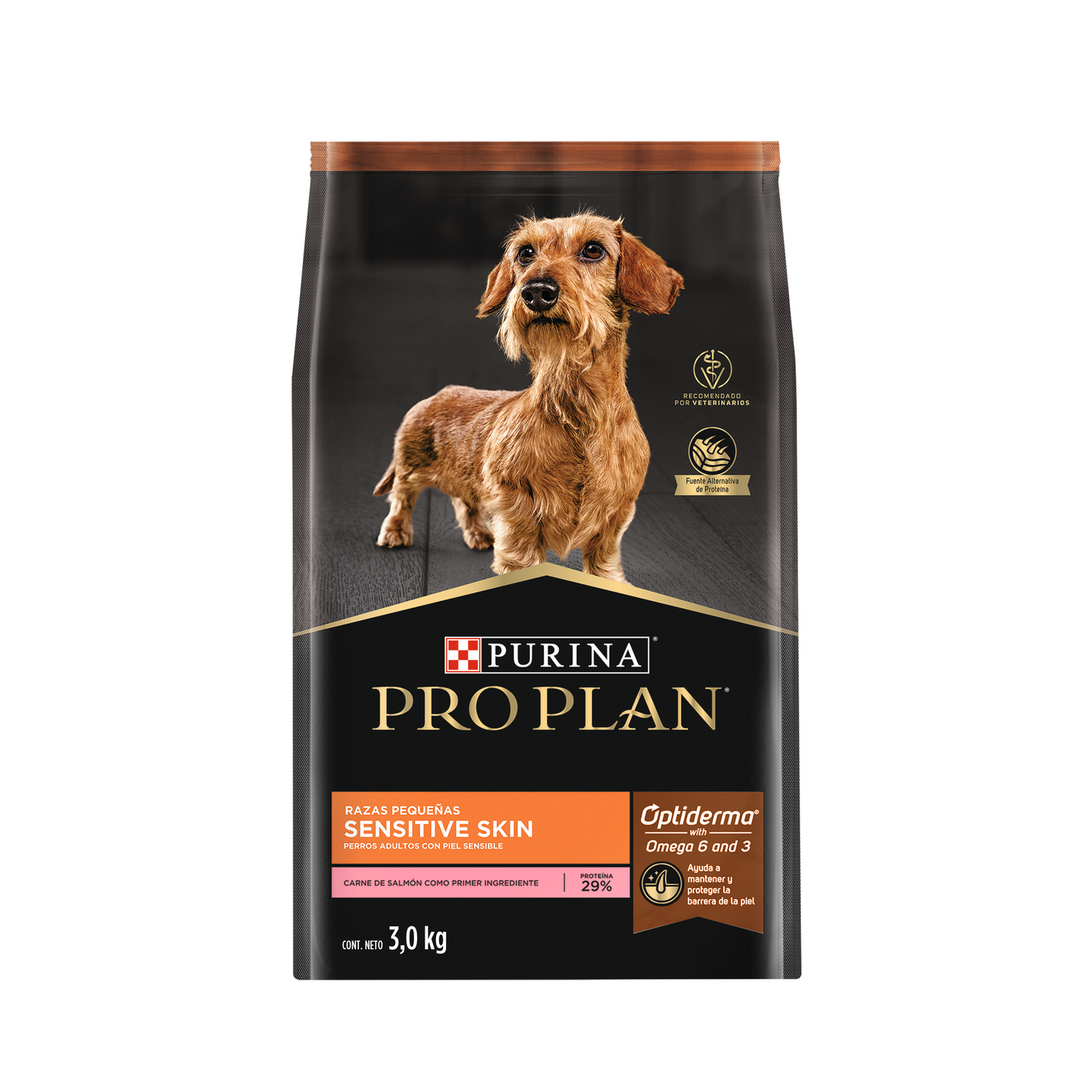 Pro Plan Piel Sensible Salmón Adulto Raza Pequeña 3kg