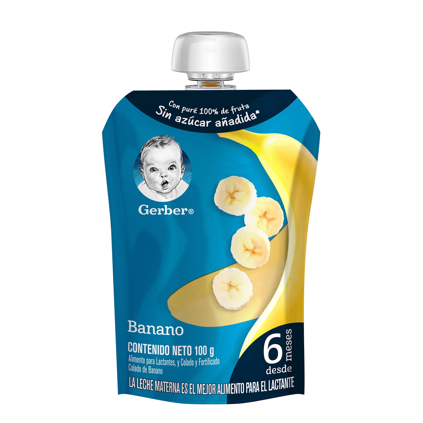 Gerber Pouch Platano 100g