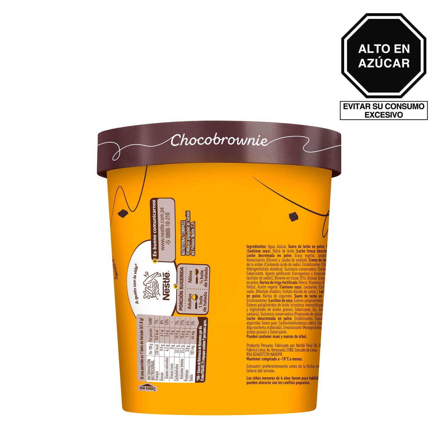 Helado Peziduri Chocobrownie 920ml