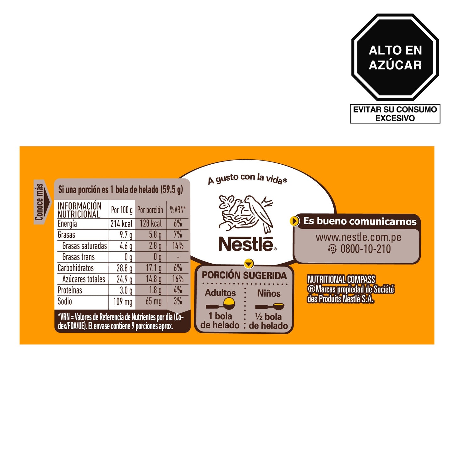 Helado Peziduri Chocobrownie 920ml