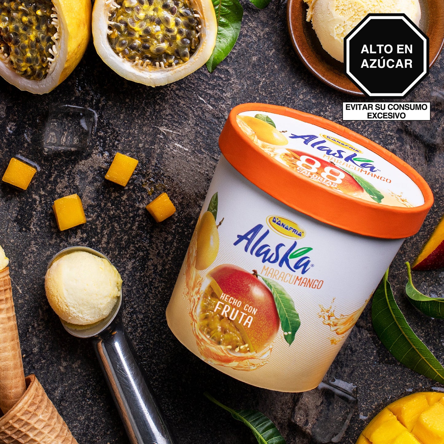 Helado Alaska Maracumango 900ml