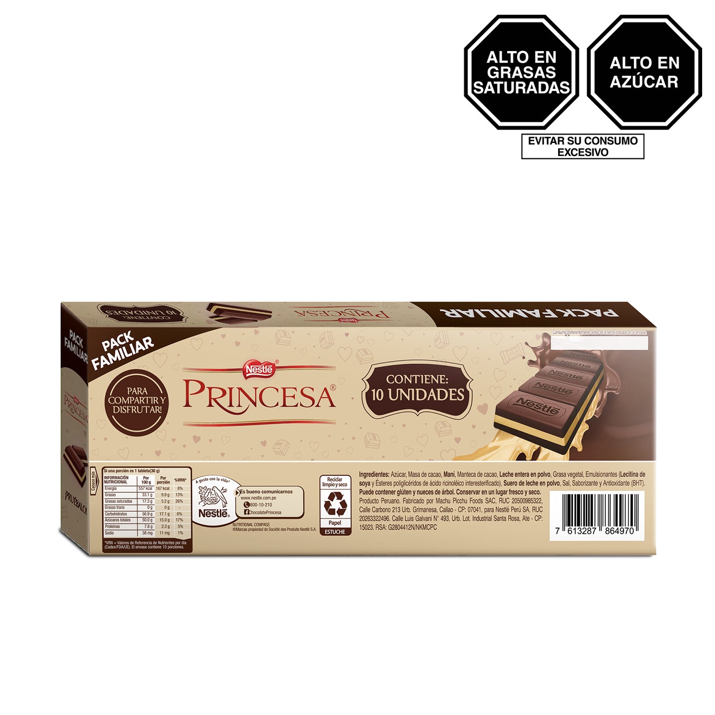 Princesa Barra 10x30g