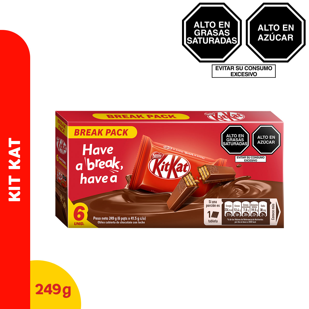 KitKat 6 pack x 41.5gr c/u