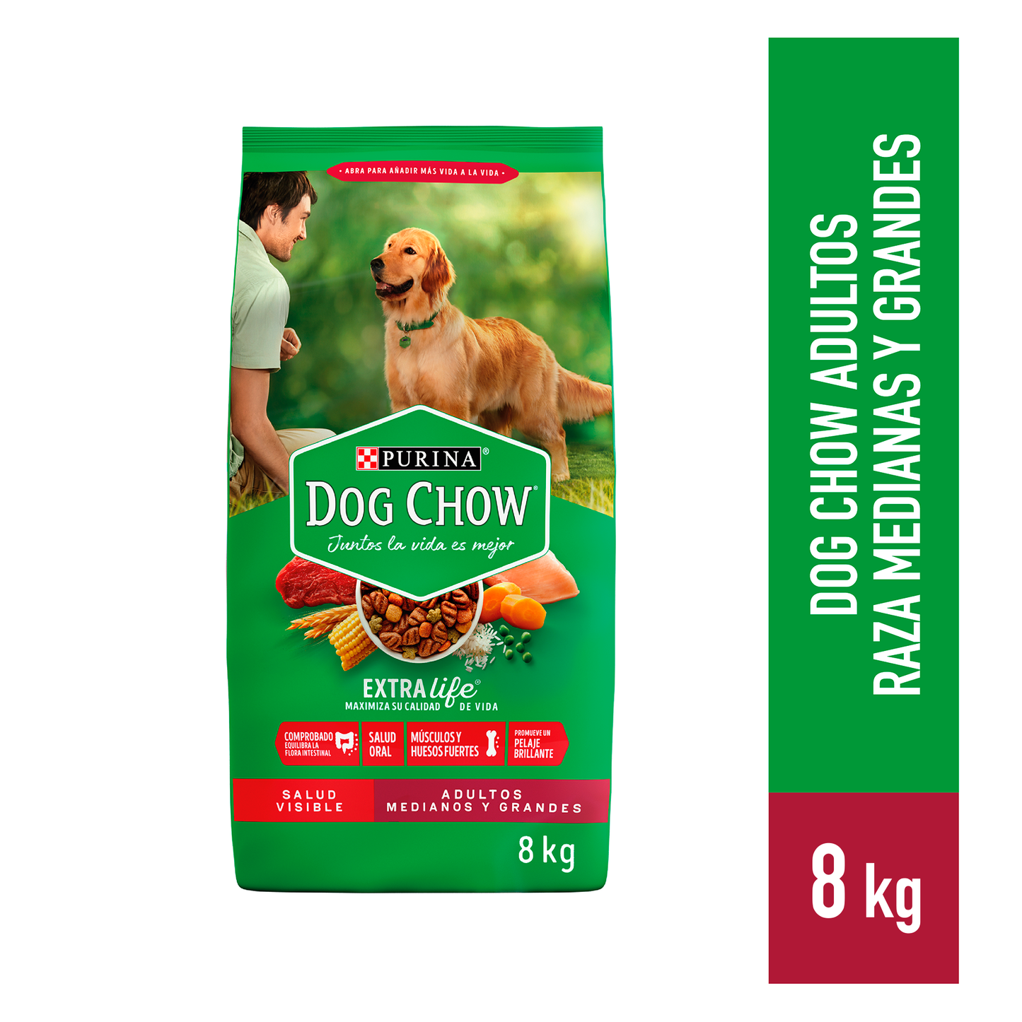 Alimento para perro Dog Chow Adultos Medianos y Grandes 8kg