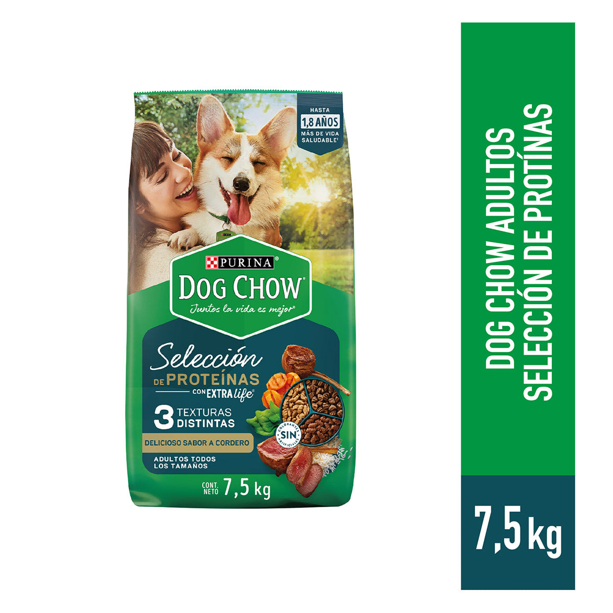 Alimento para perro Dog Chow Adulto Sabor a cordero 7.5kg