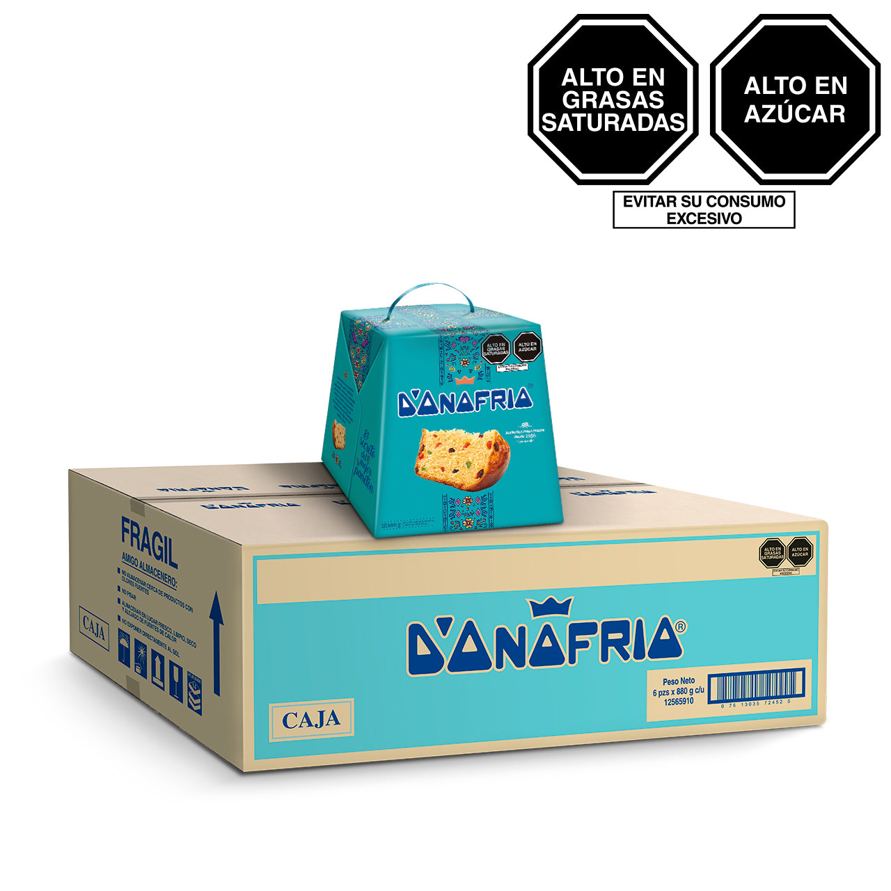 D'ONOFRIO Panetón Caja 6x880g PE