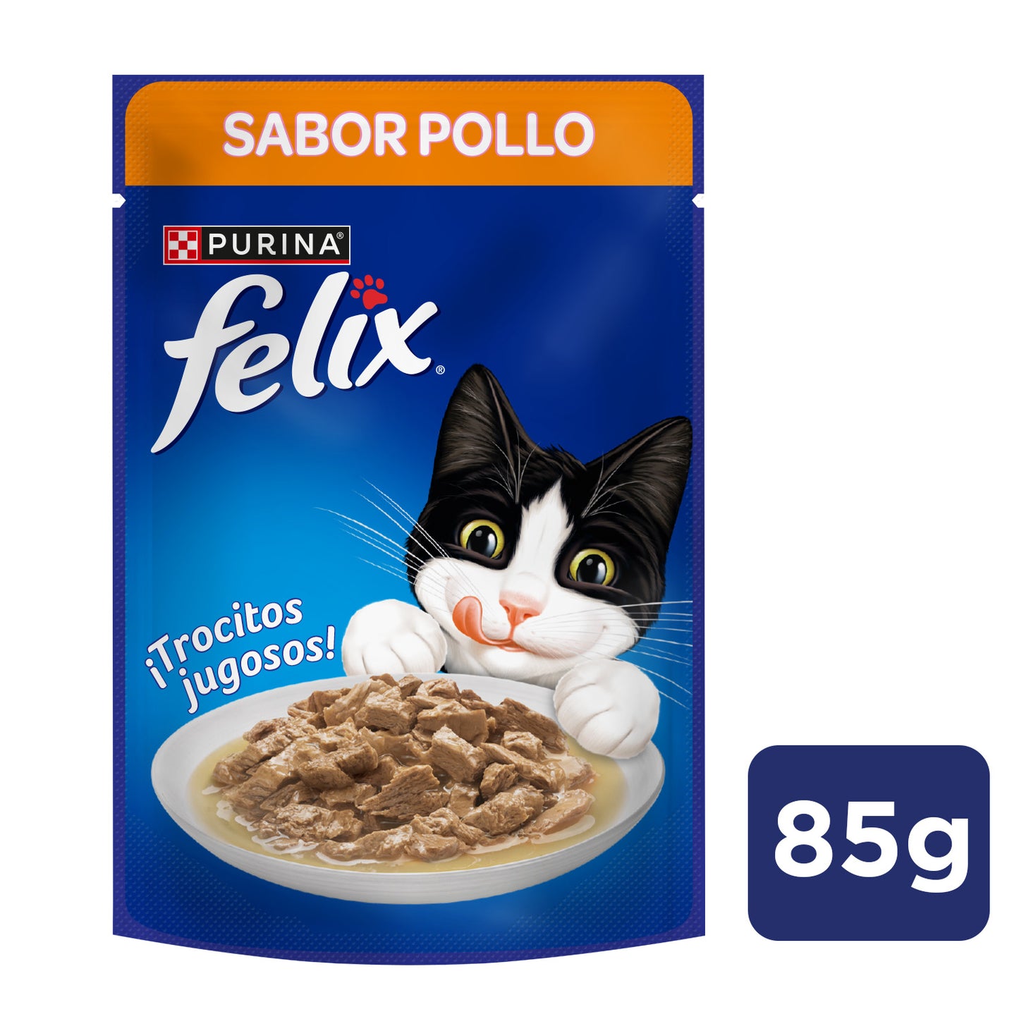 Alimento húmedo para gatos Felix sabor Pollo 85gr