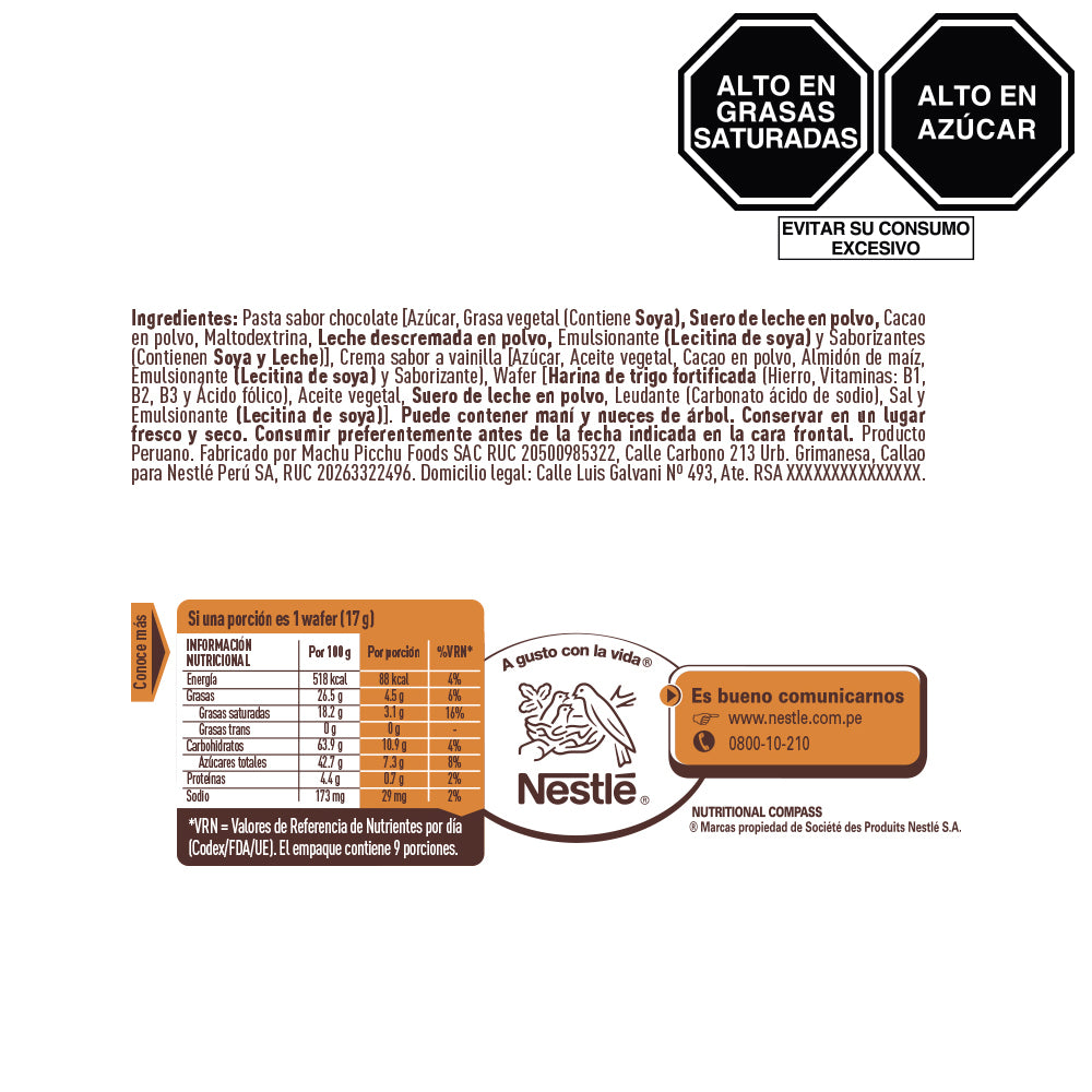 Morochas Wafer 9pack 17g