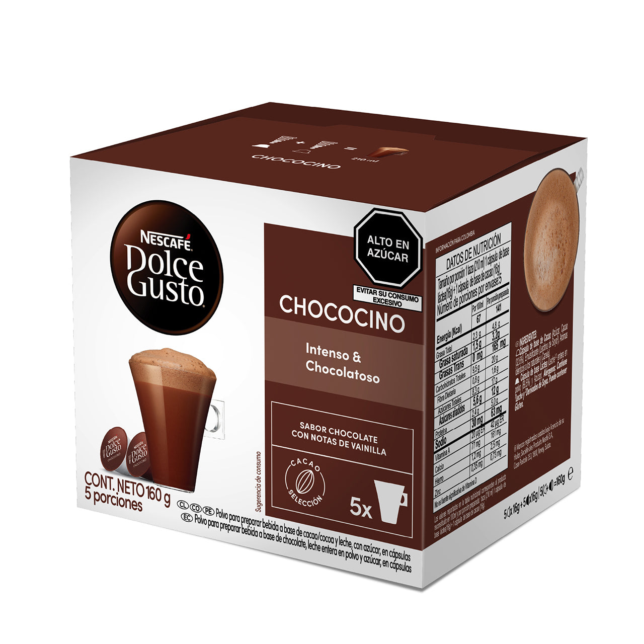 Nescafé® Dolce Gusto® Chococino Caja de 10 Cápsulas