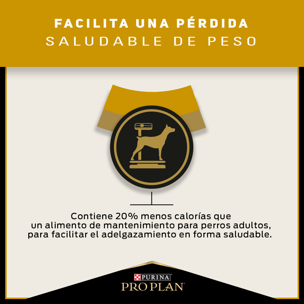 Alimento para perros medianos y grandes Pro Plan® Reduce calories 12kg