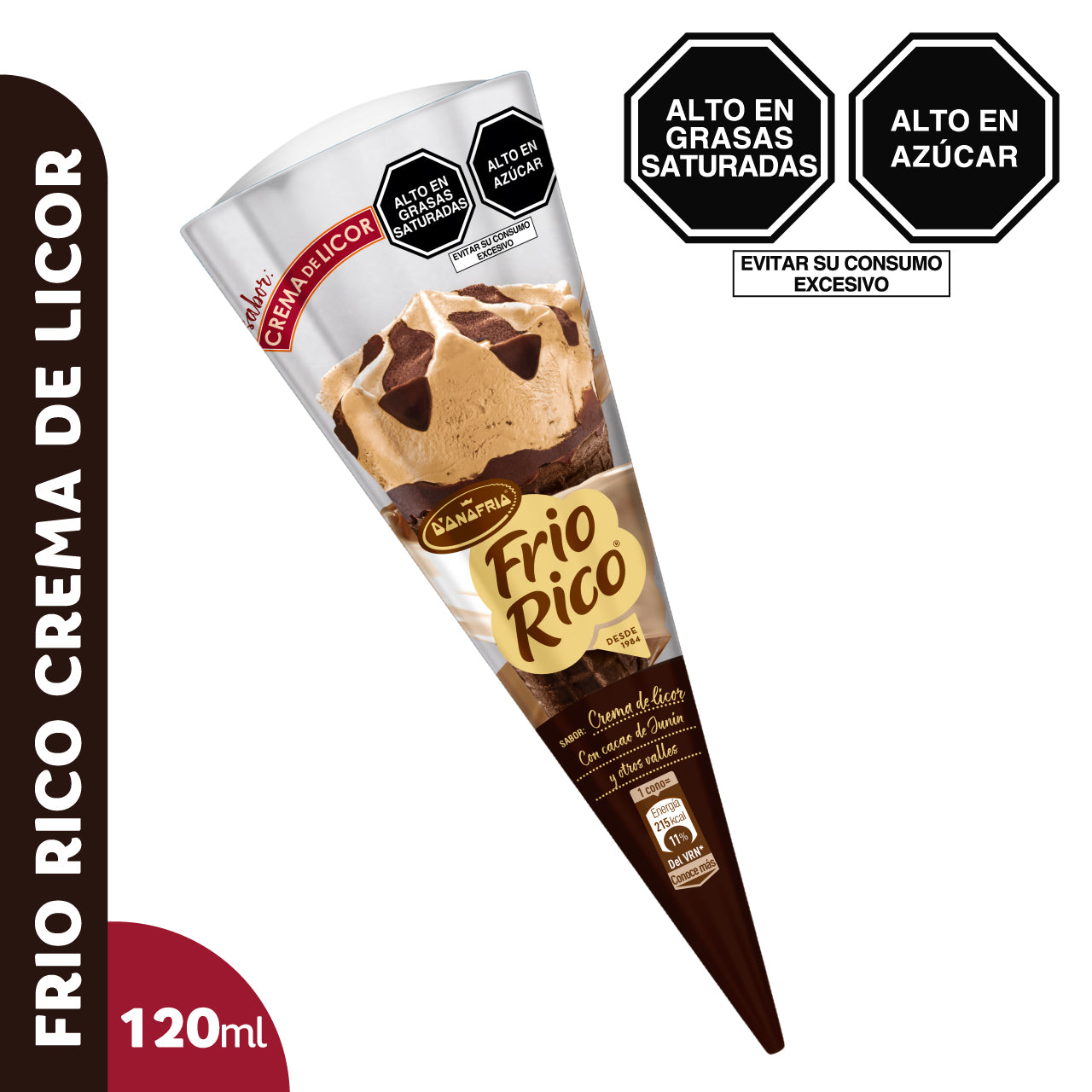 FRIO RICO Helado Crema Licor 120ml