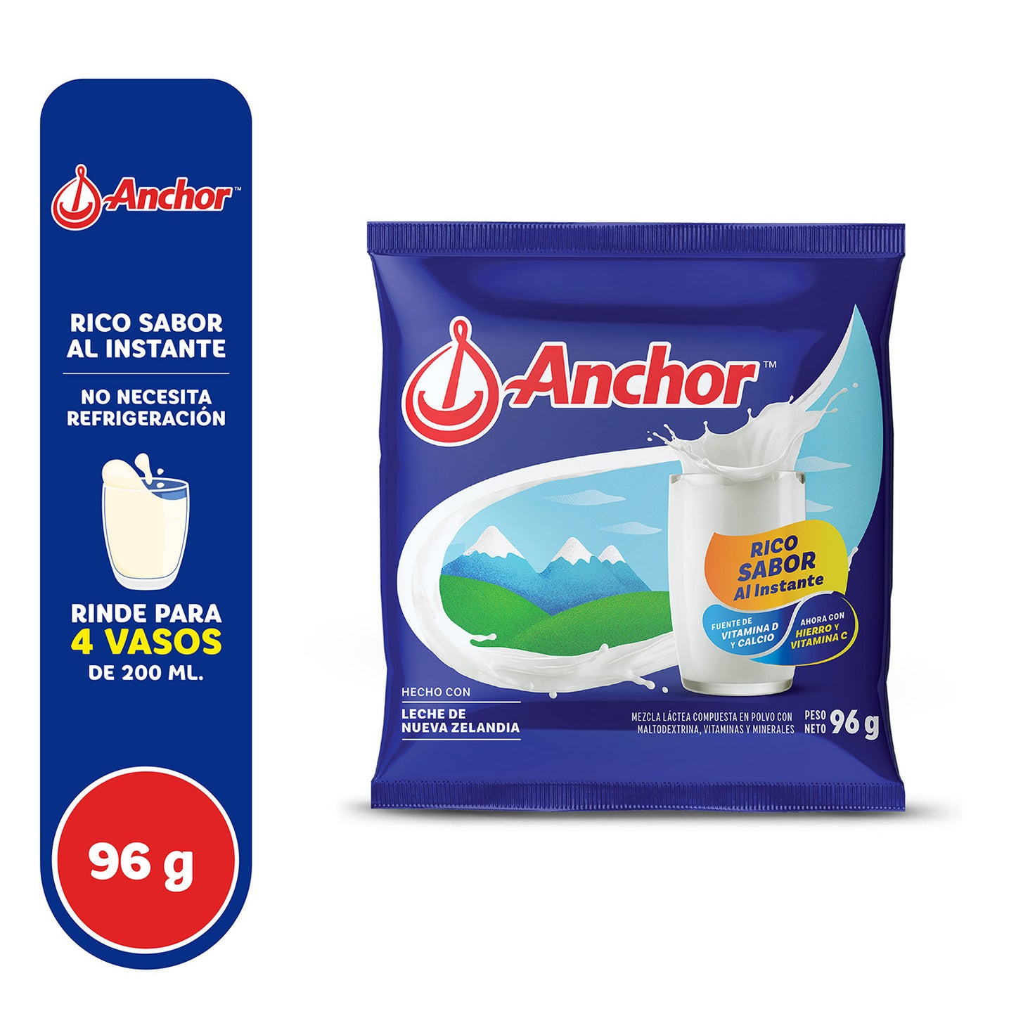 ANCHOR Mezcla Láctea Polvo Sobre 96g