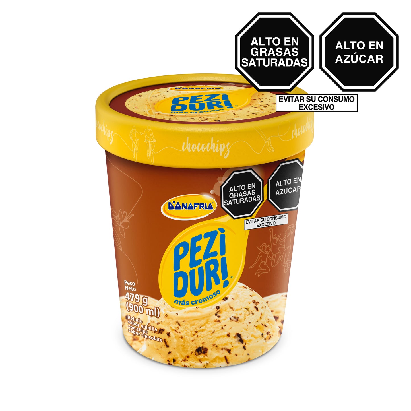 PEZIDURI Helado Chocochips 900ml