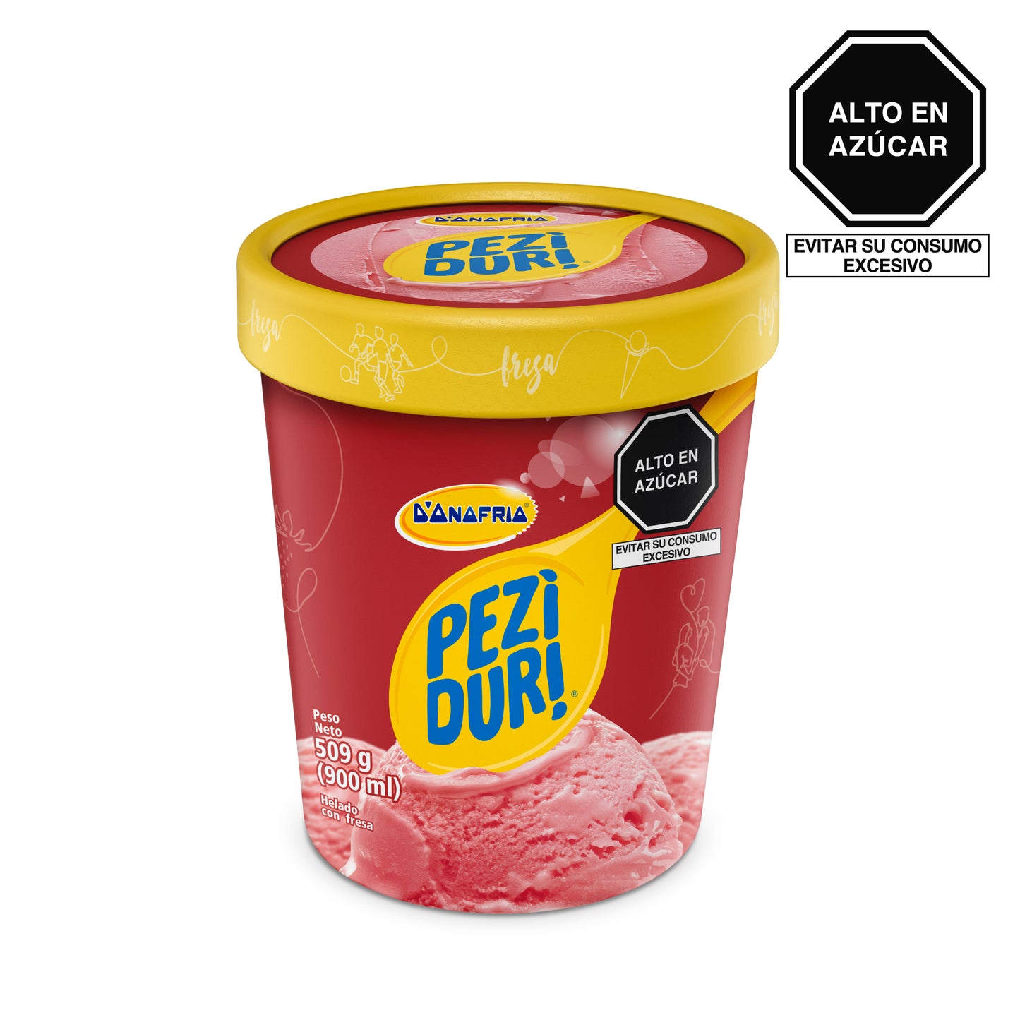 PEZIDURI Helado Fresa 900ml