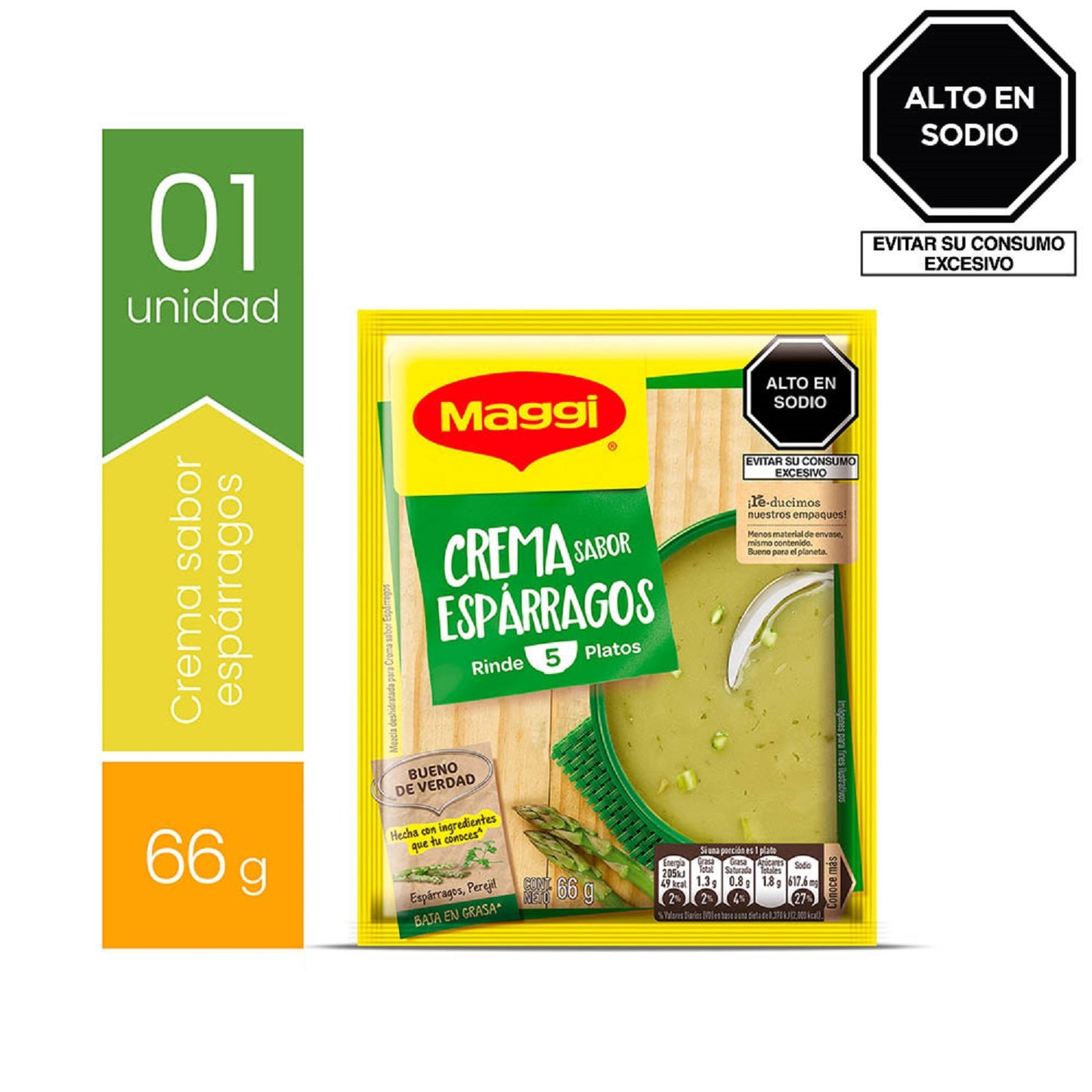 MAGGI CREMA SABOR ESPÁRRAGOS 66 G