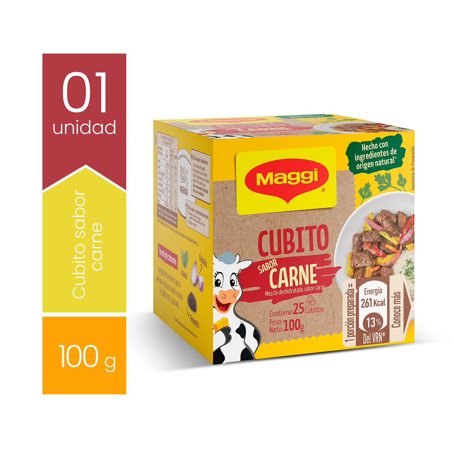 Maggi Cubito Carne 100g.