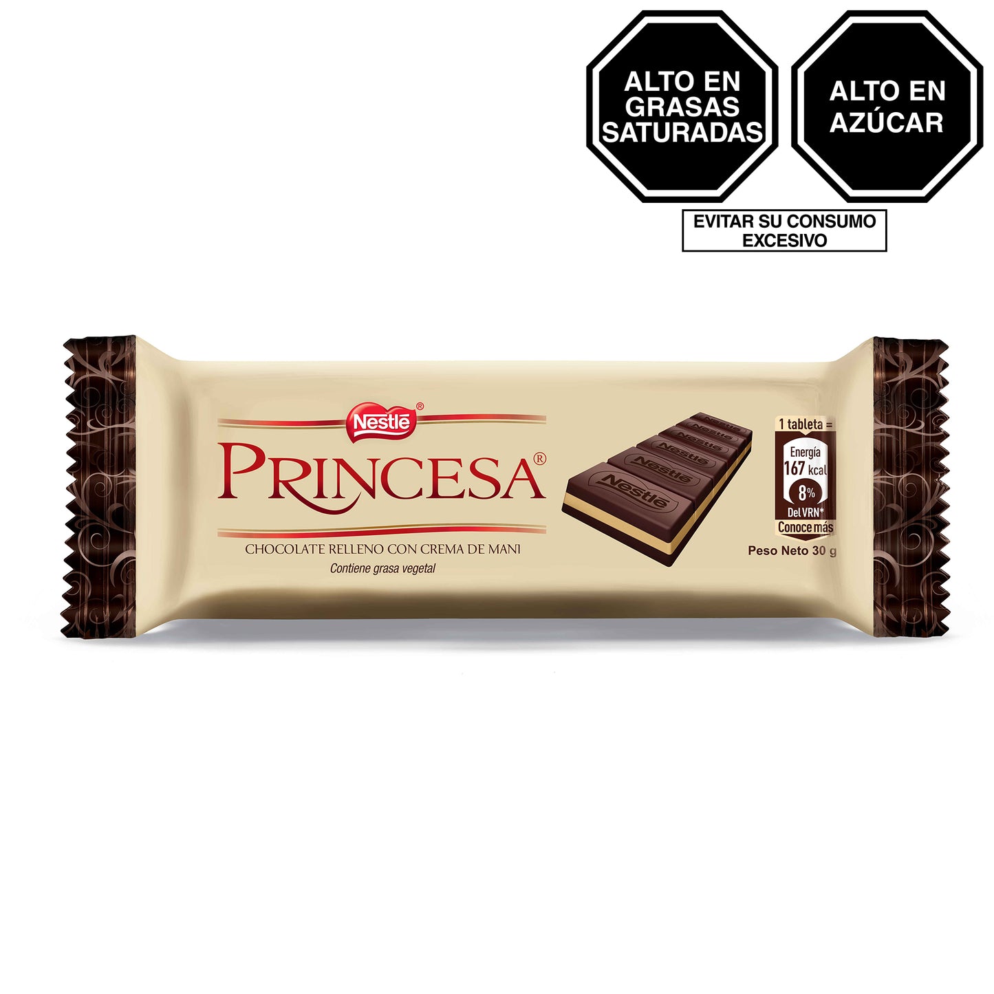 Chocolate Princesa 30gr x2 Unidades.