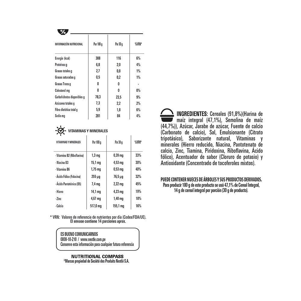 Cereal CORN FLAKES Caja 405g