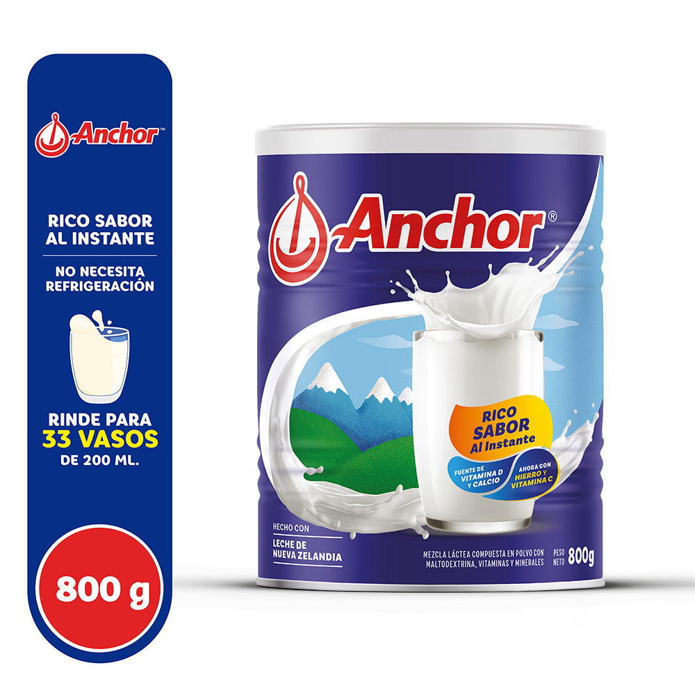 ANCHOR Mezcla Láctea Polvo Lata 800g
