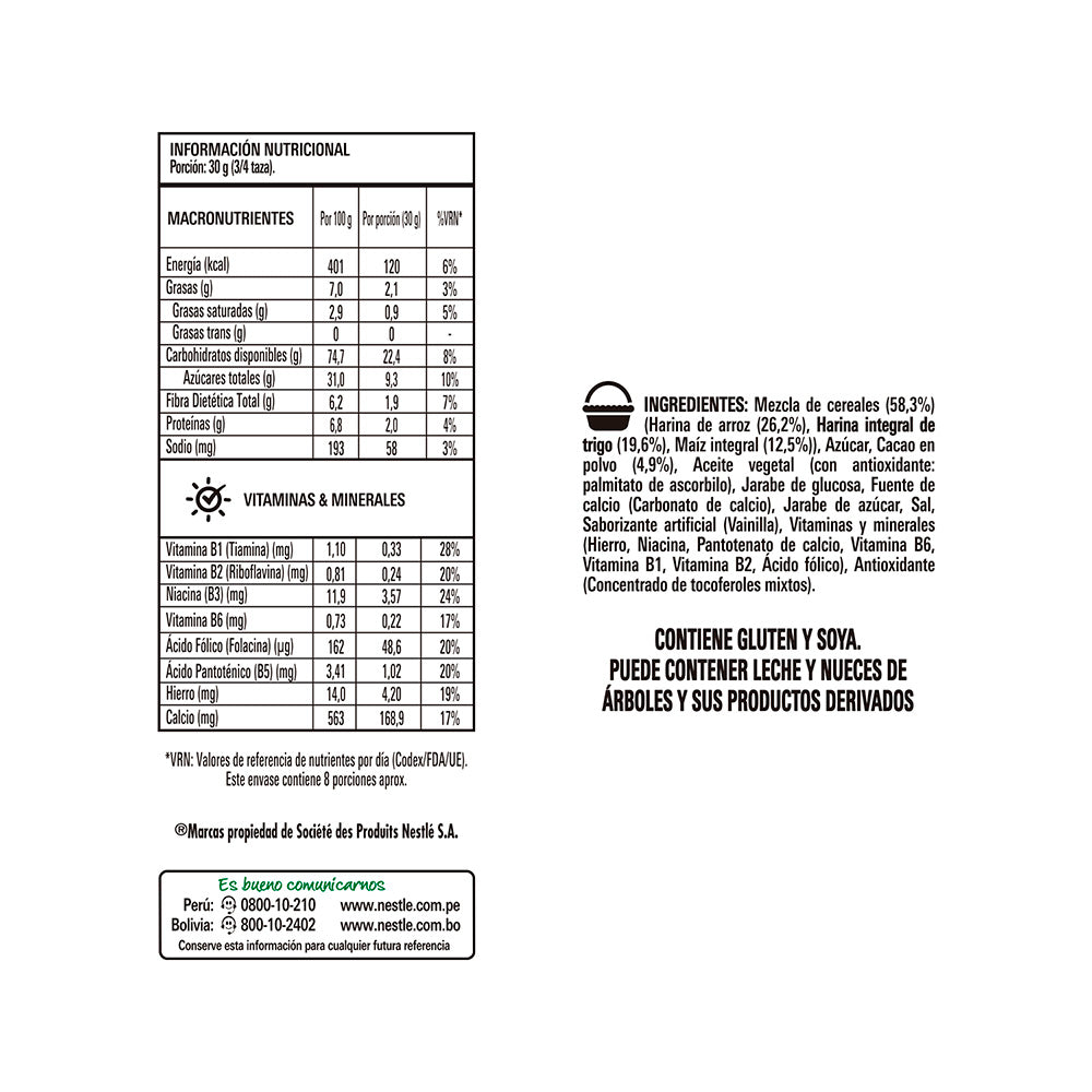 Cereal Sublime 230 gr.