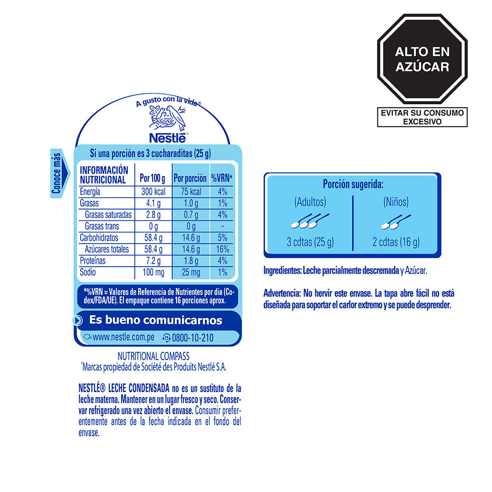 Leche Condensada Nestlé 393 gr.