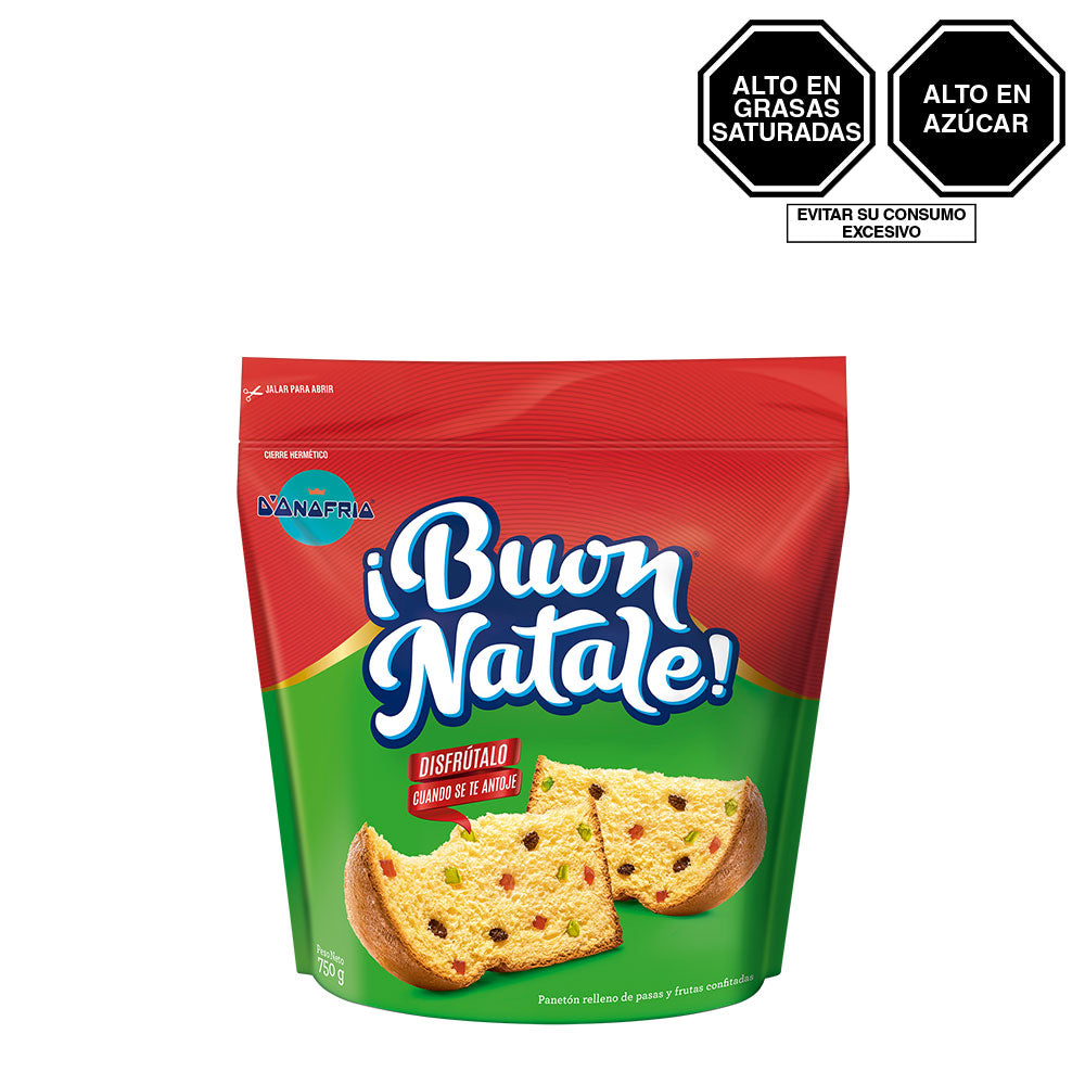 Panetón Buon Natale Bolsa 750gr.