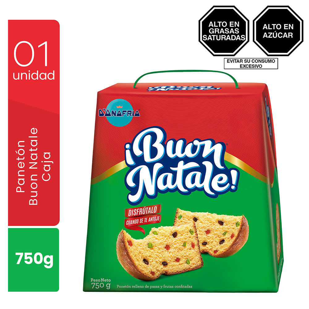 Panetón Buon Natale Caja 750g