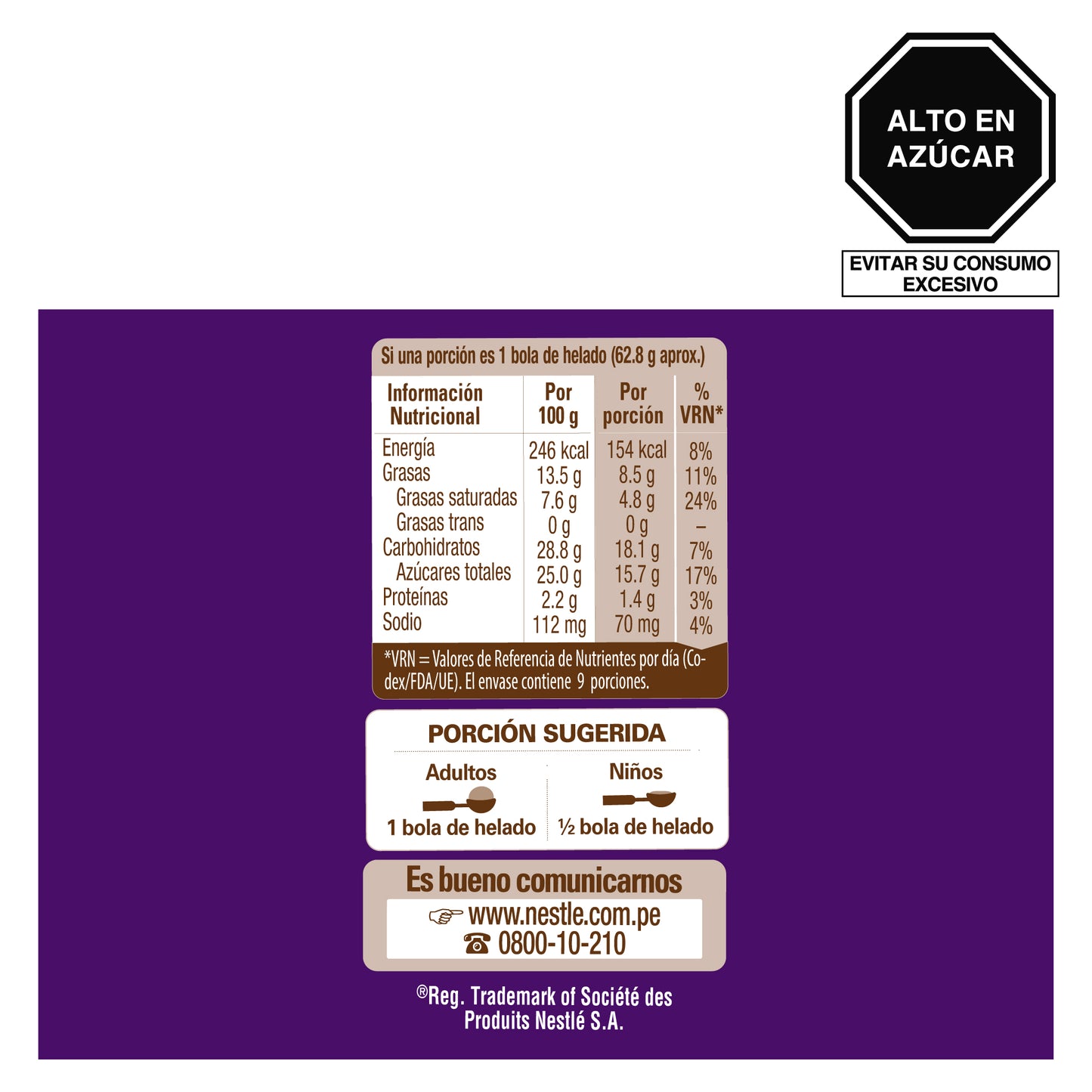 Helado FRIO RICO Caramelo 900ml