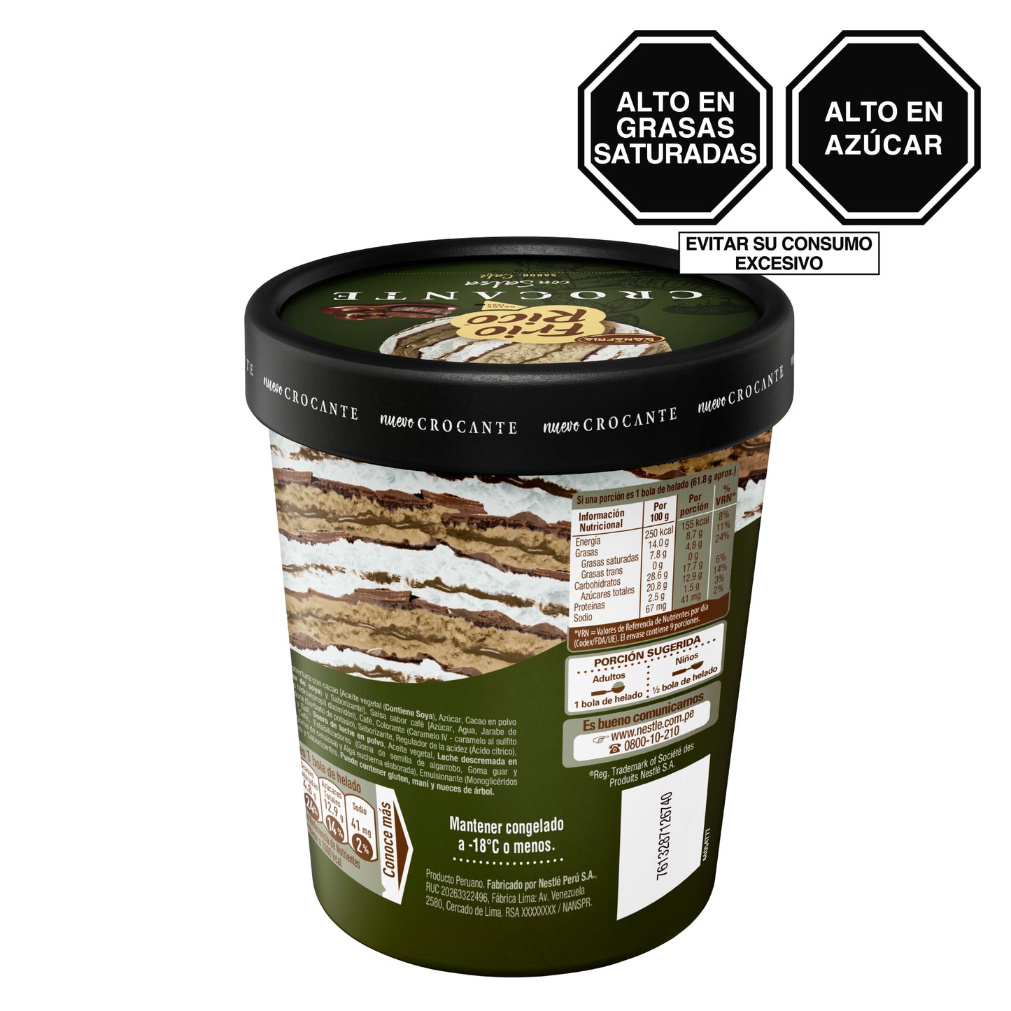 Helado FRIO RICO Cafe 900ml
