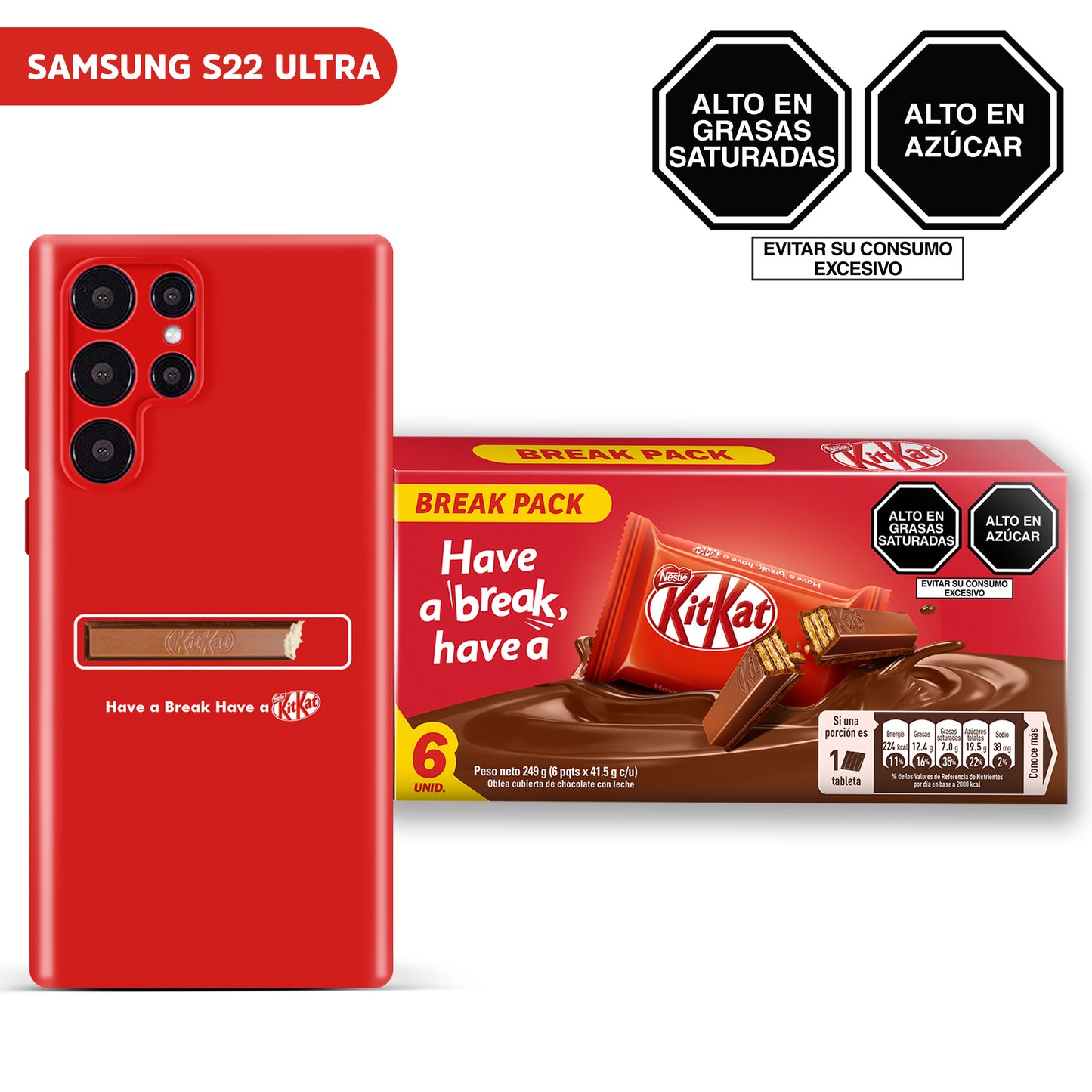 Pack KitKat + Case 1