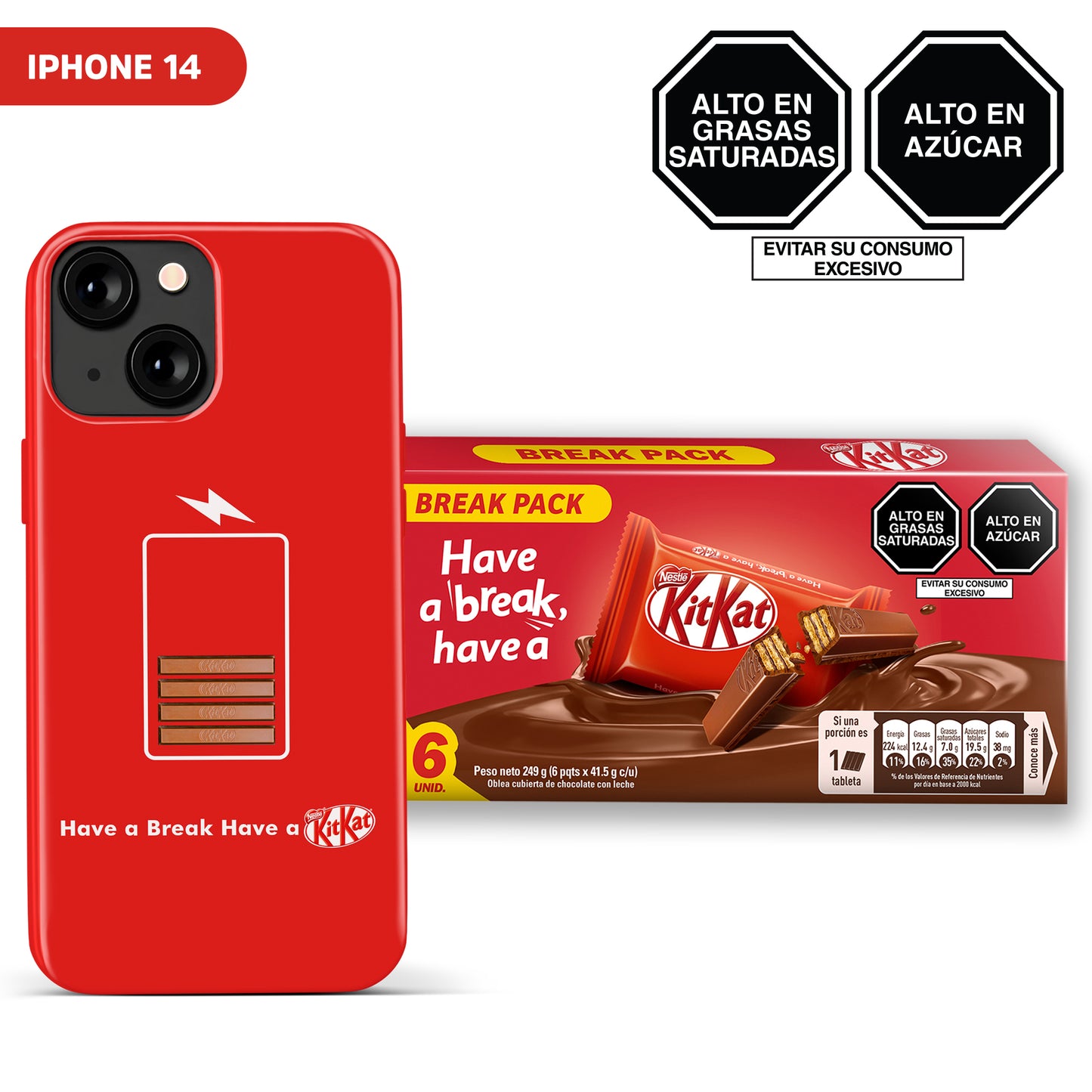 Pack KitKat + Case 2