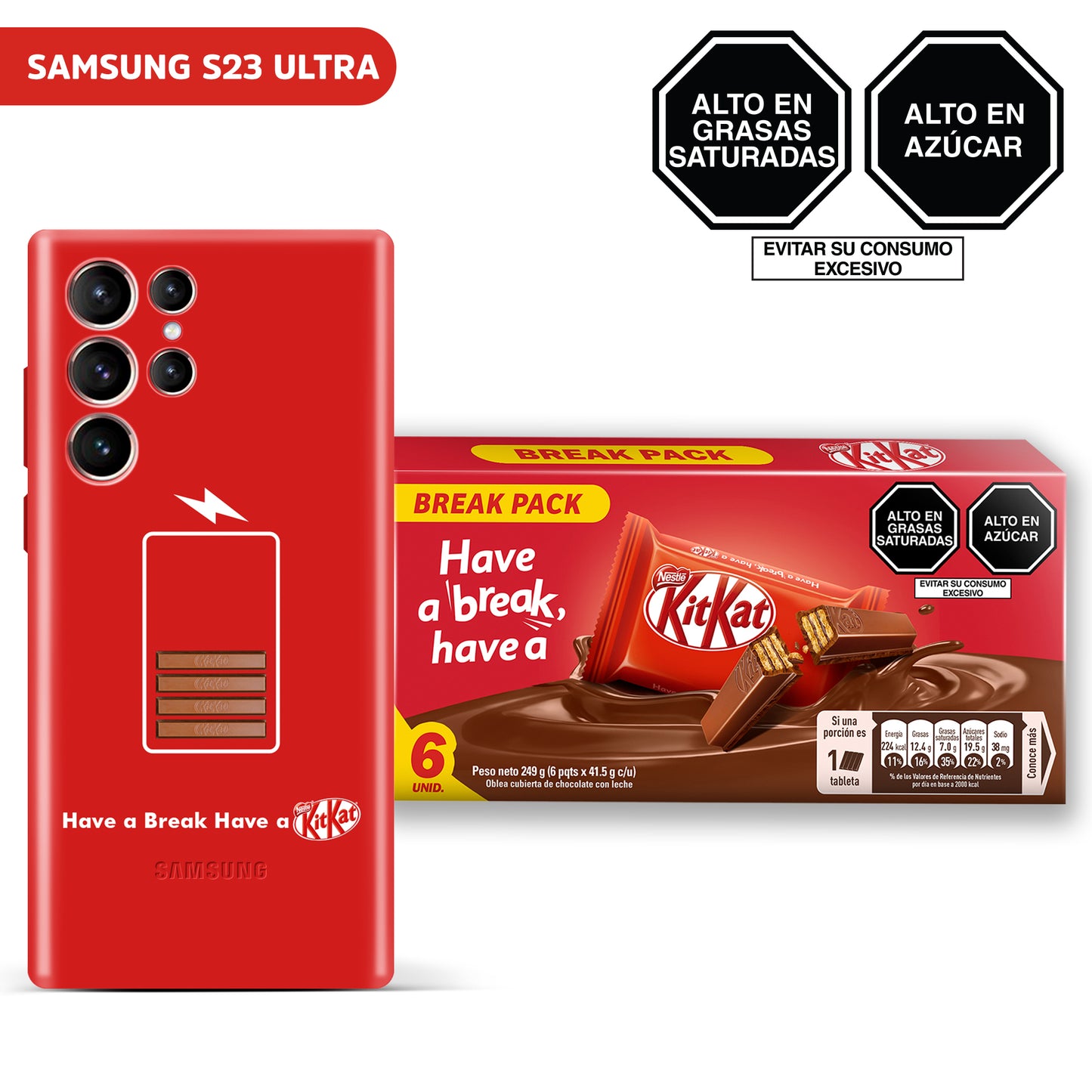 Pack KitKat + Case 2