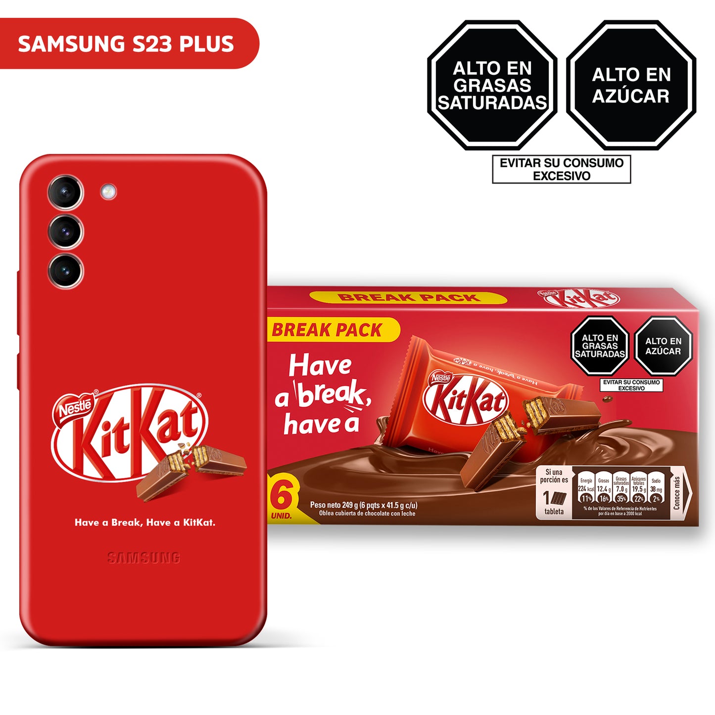 Pack KitKat + Case 3