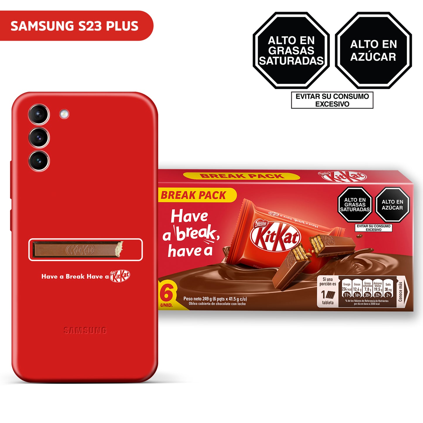 Pack KitKat + Case 1