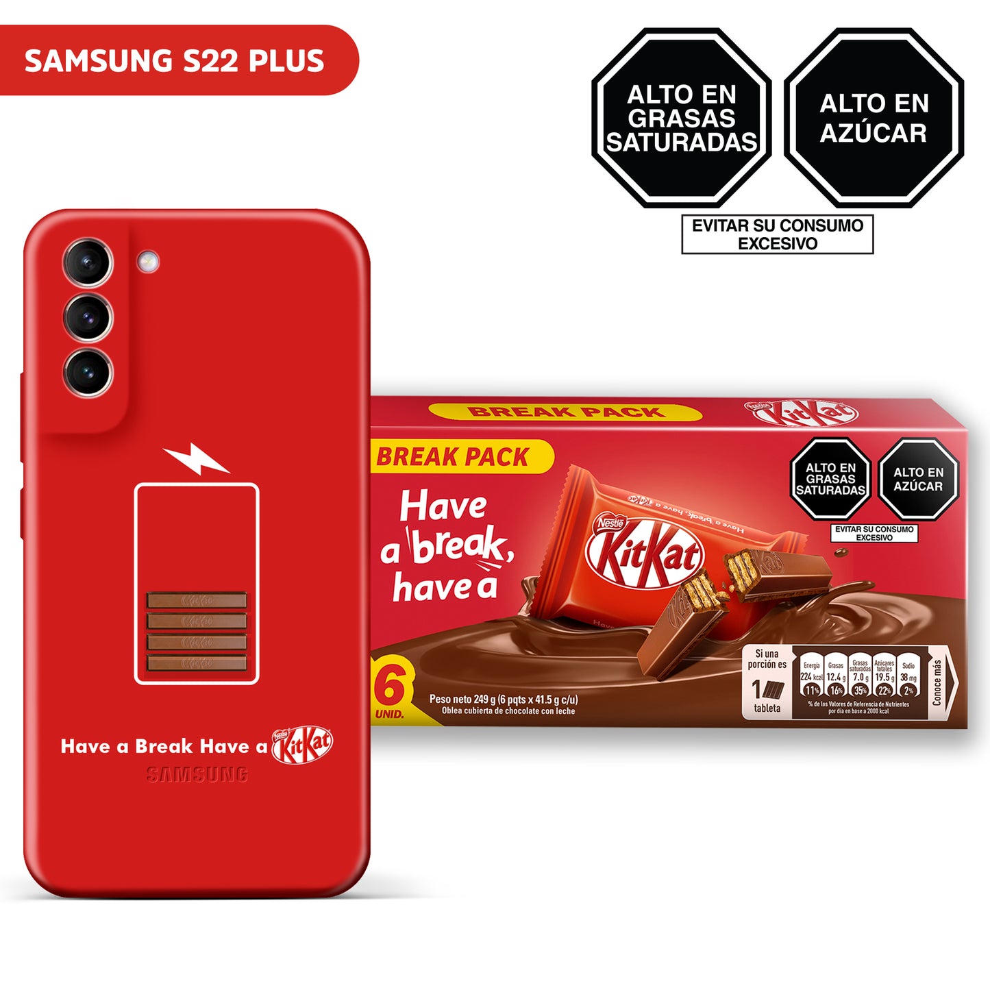 Pack KitKat + Case 2