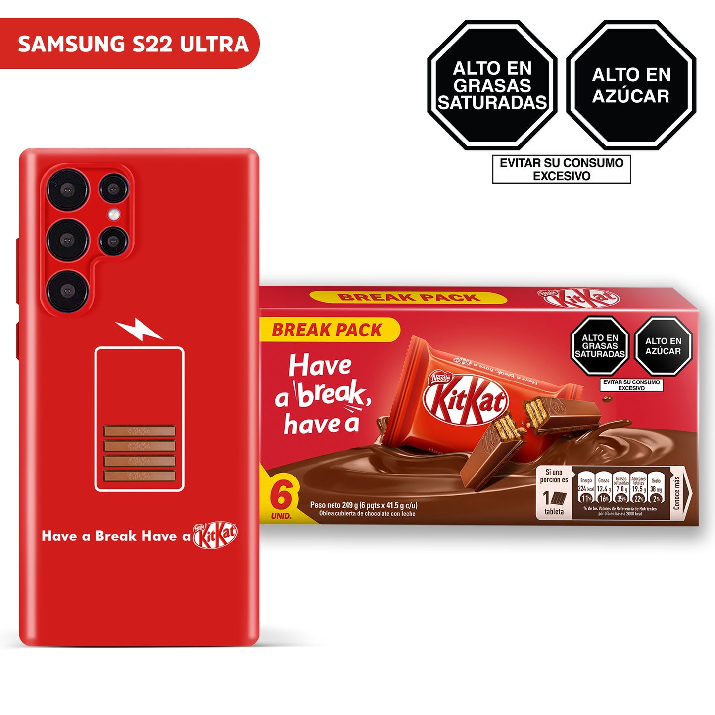 Pack KitKat + Case 2