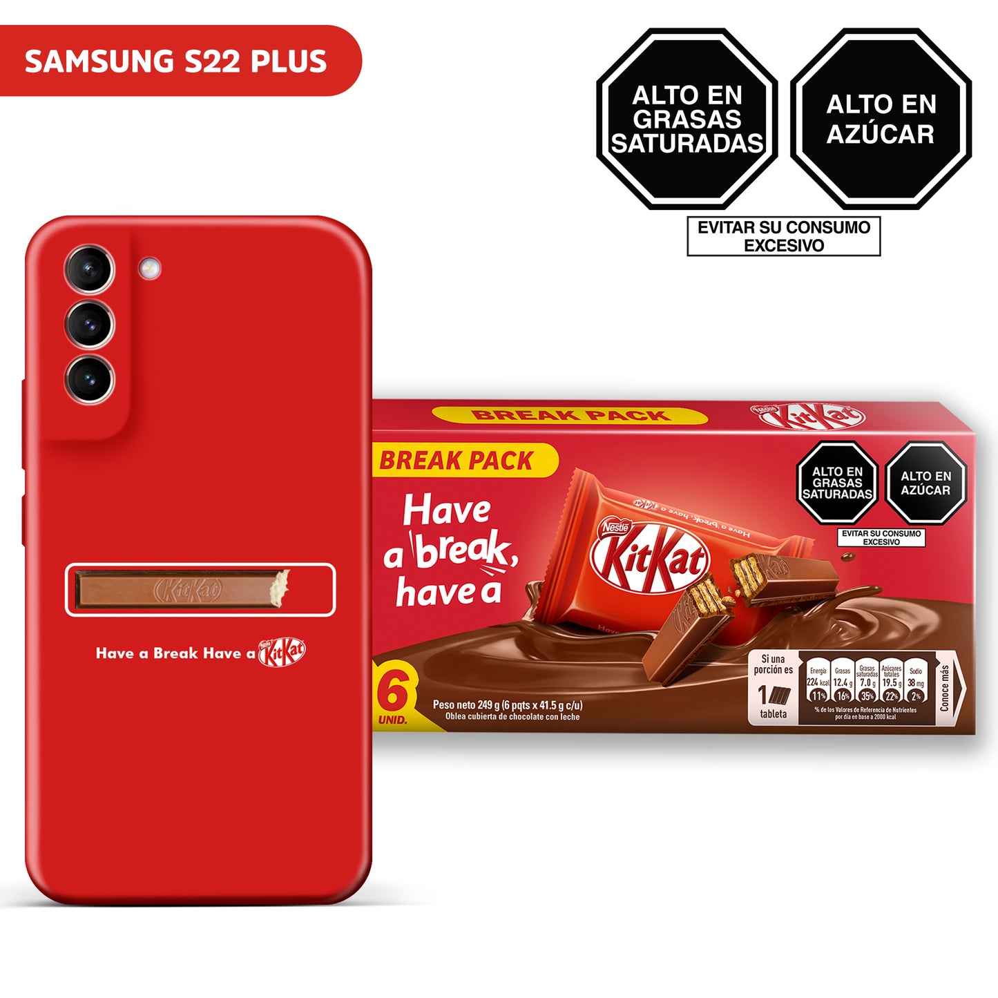 Pack KitKat + Case 1
