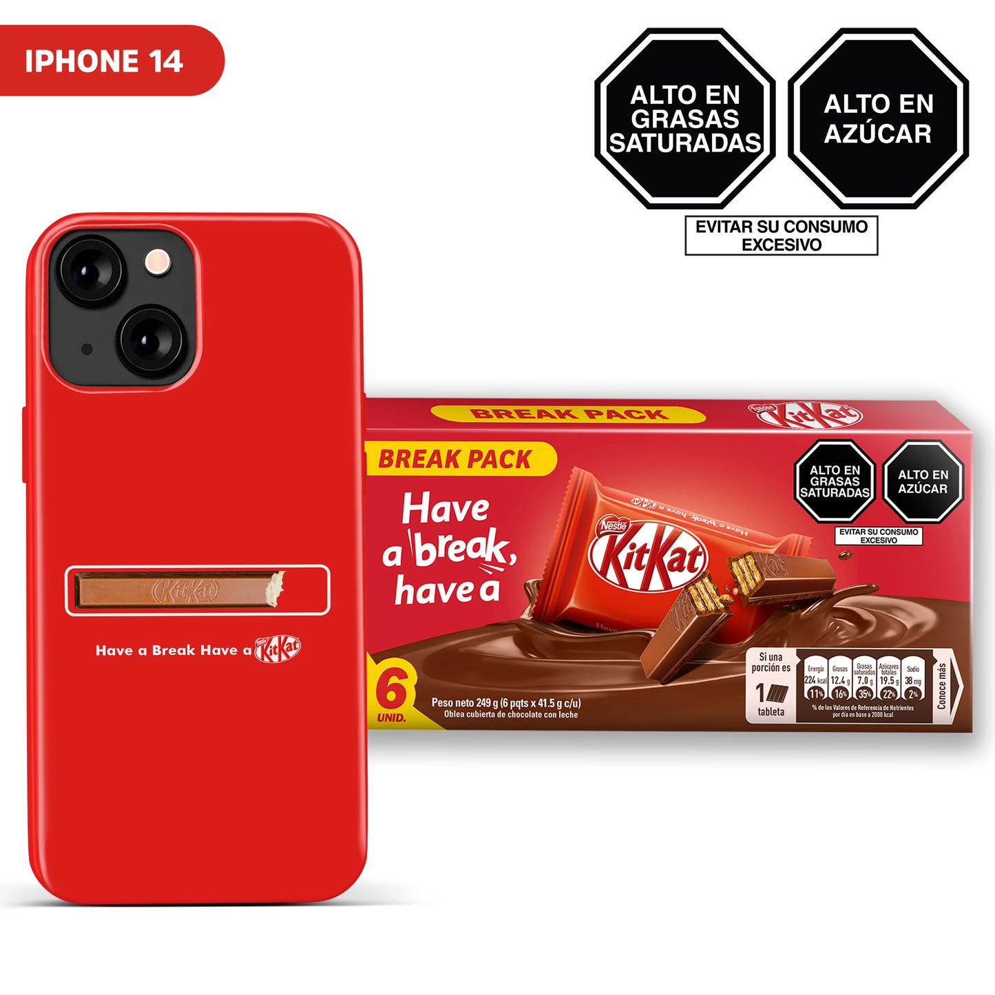 Pack KitKat + Case 1