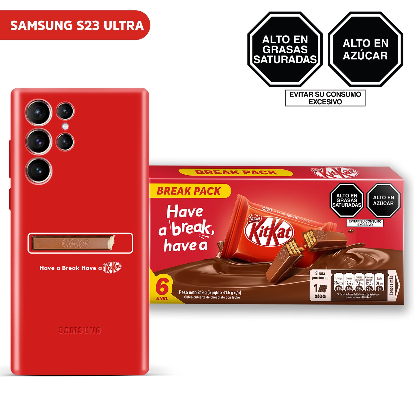 Pack KitKat + Case 1