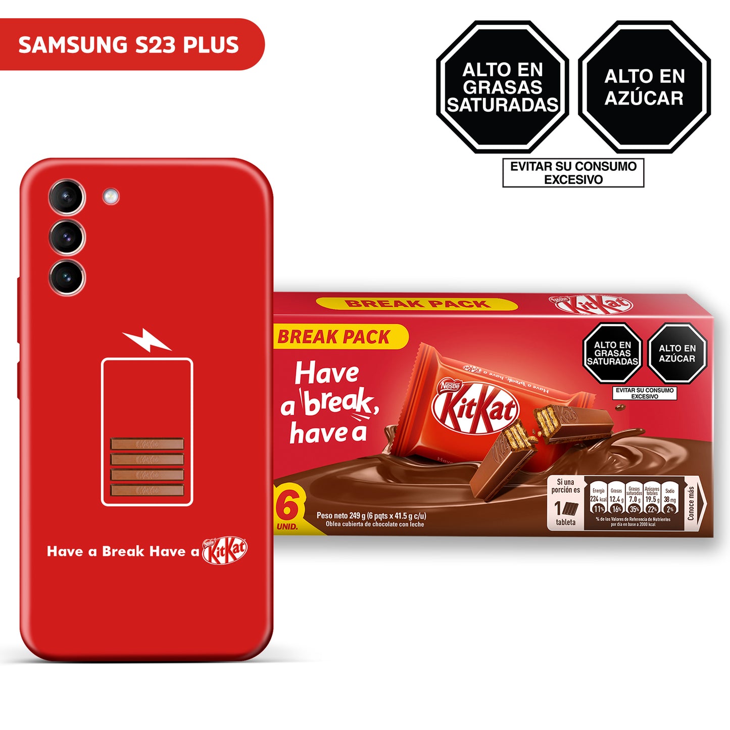Pack KitKat + Case 2