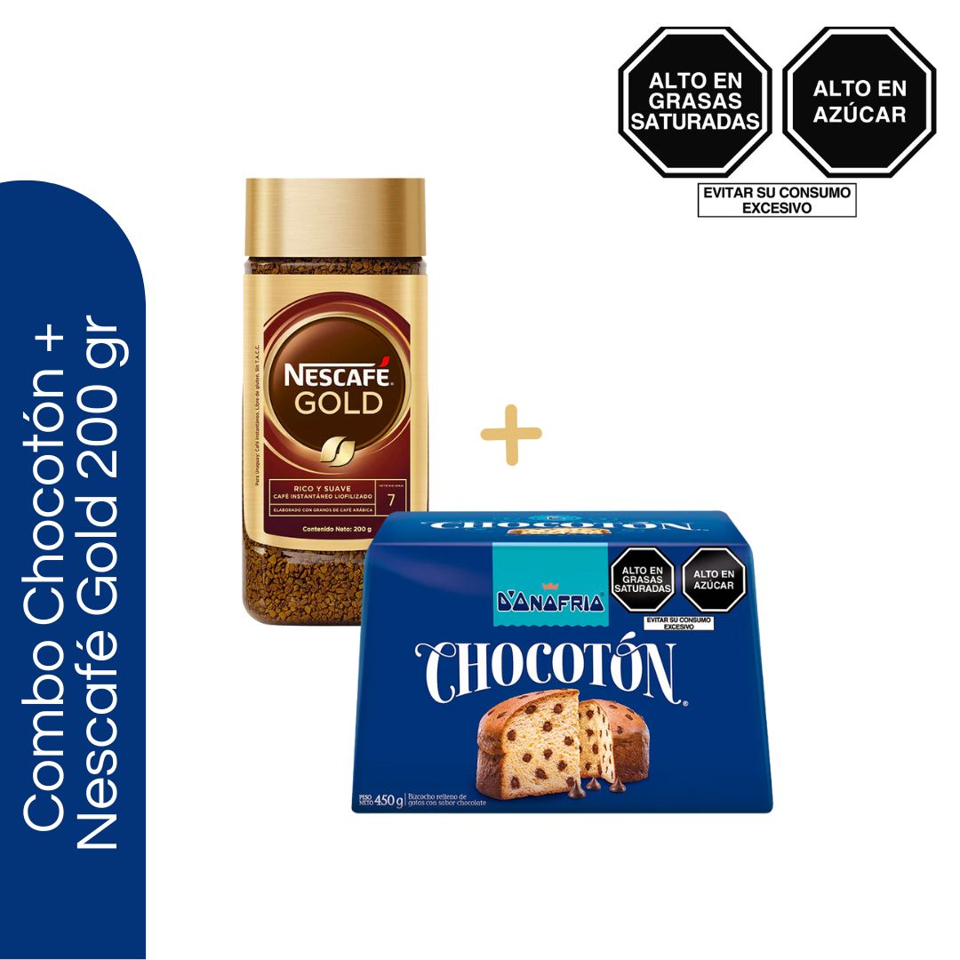 Combo Chocotón + Nescafé Gold 200gr