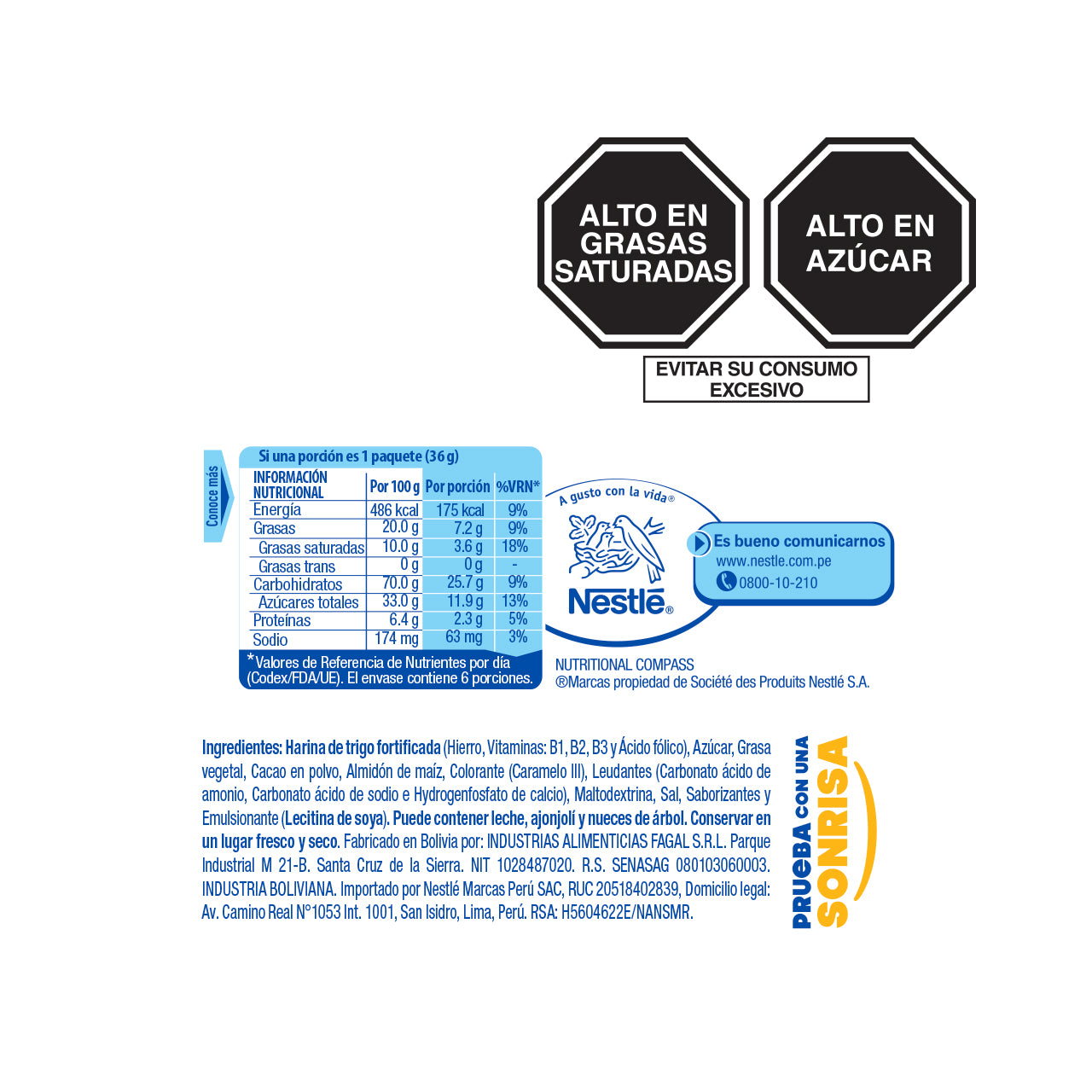 Galleta Rellena Sublime 6pack de 36g c/u.